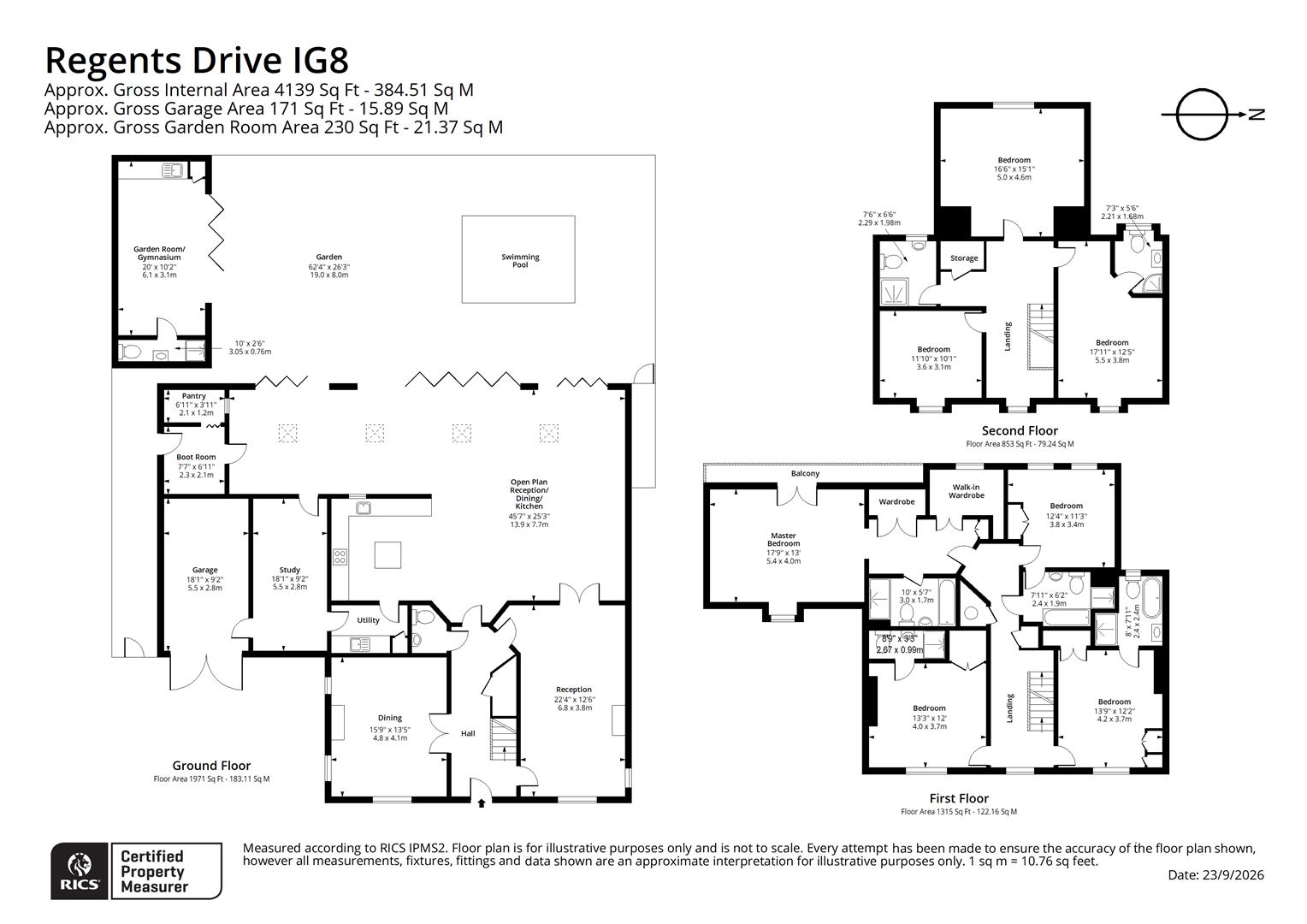 6, Regents Drive, Woodford Green floorplan