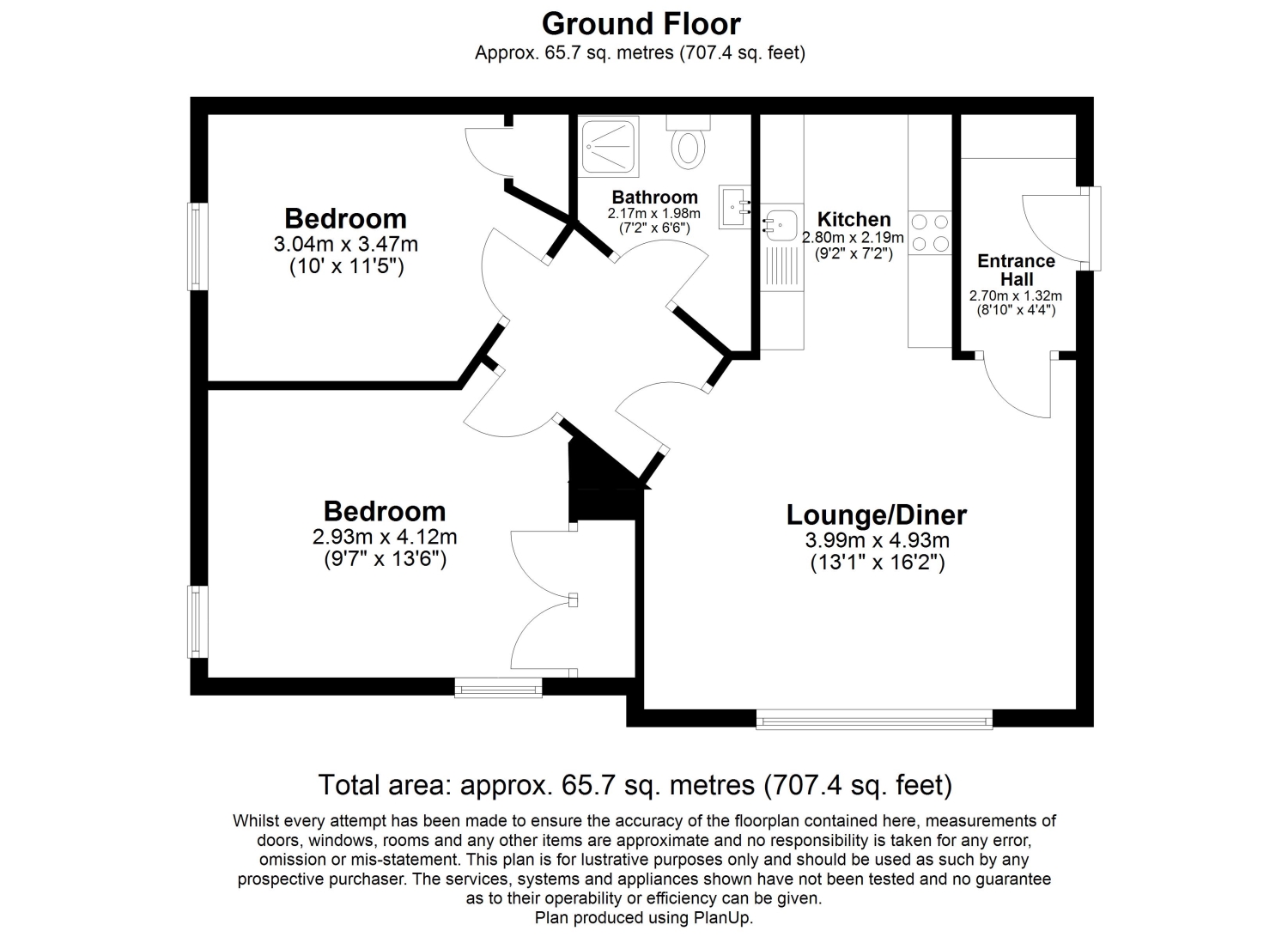 Flat 1, The Mill At Homewood, Ashford Road, Tenterden floorplan