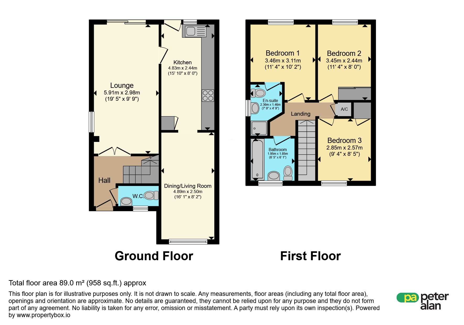 14, Mayflower Way, Barry floorplan