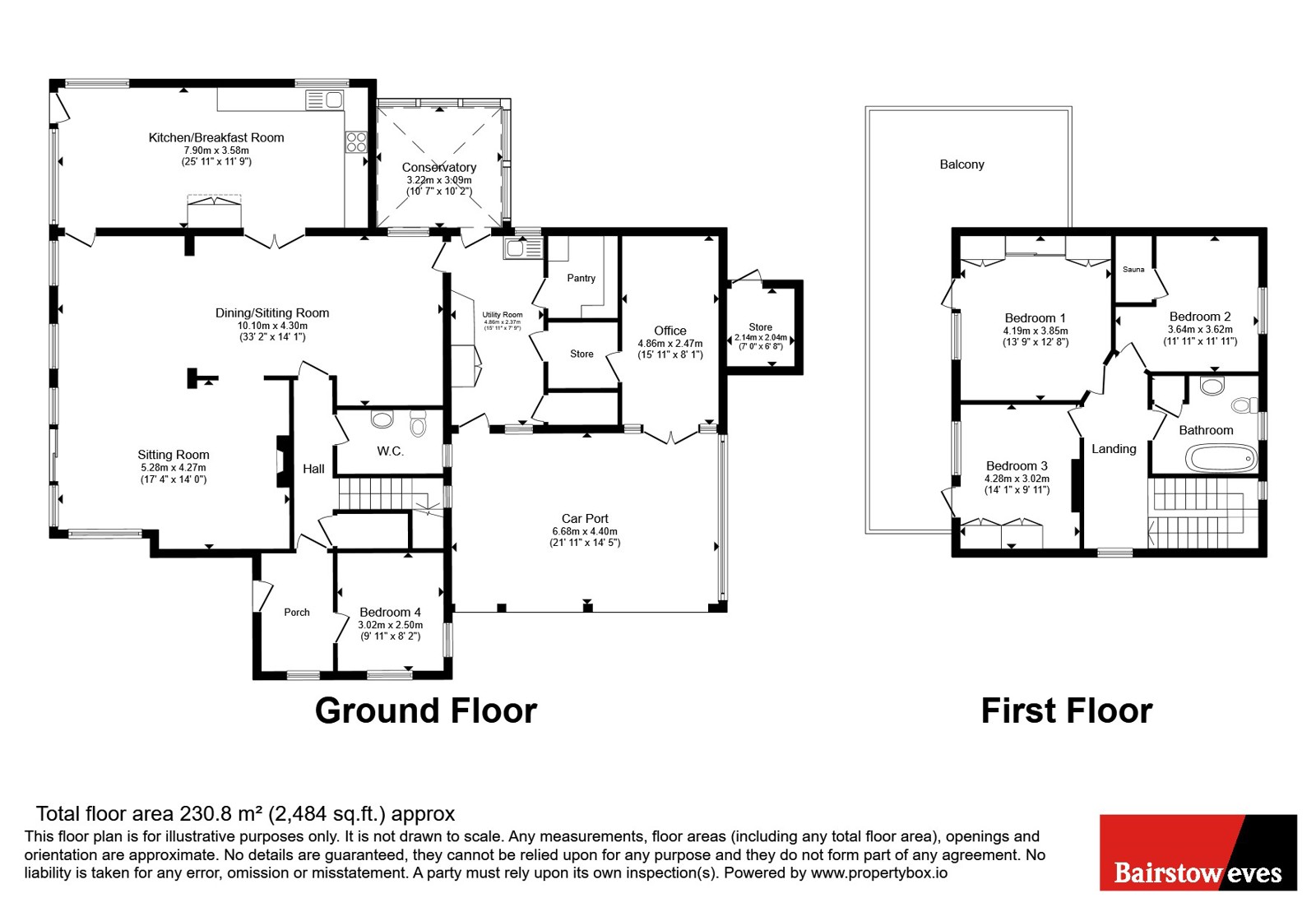 Ashleigh House,, East Heckington, Lincolnshire floorplan