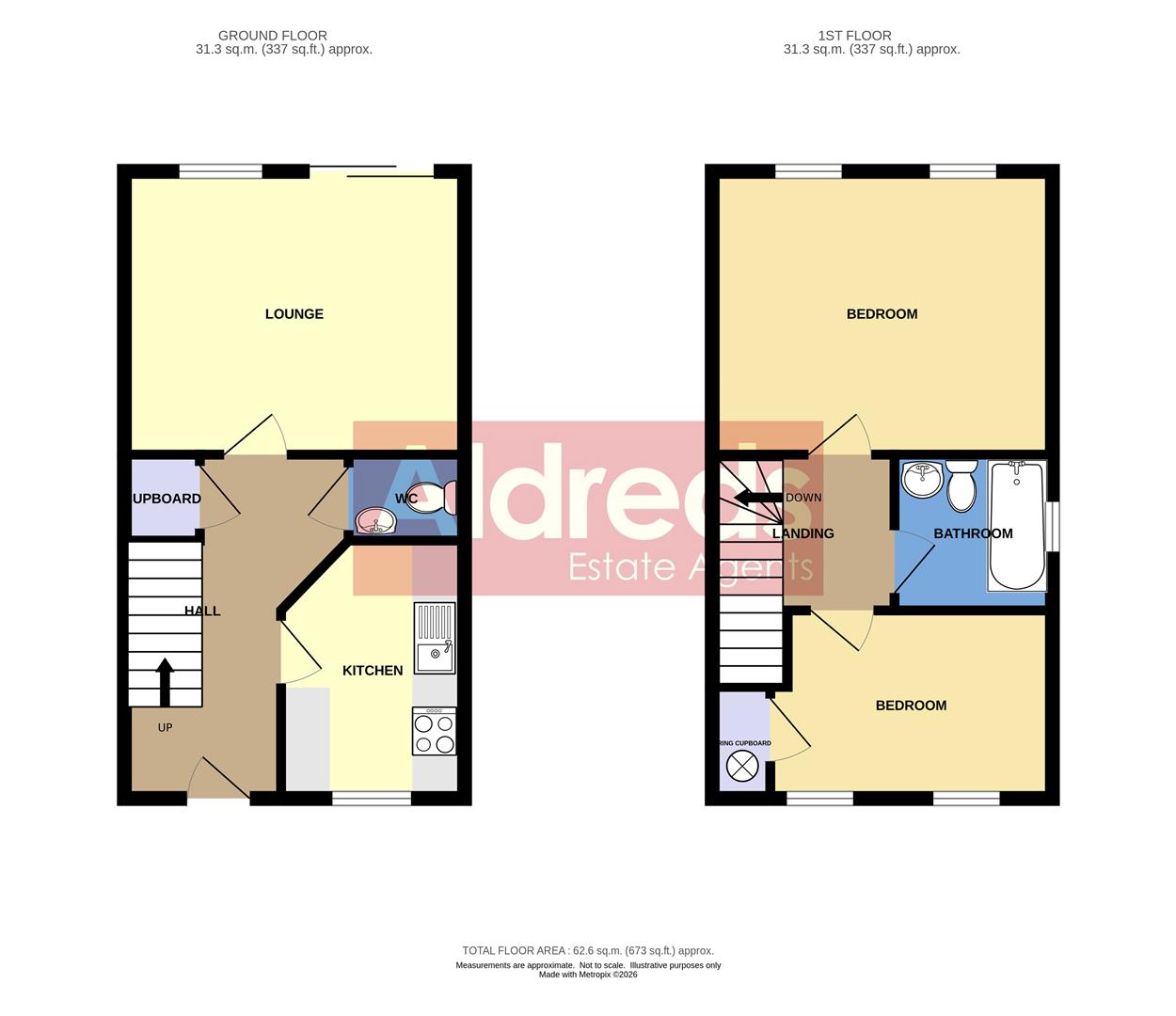 2, Bradfield Drive, Great Yarmouth floorplan