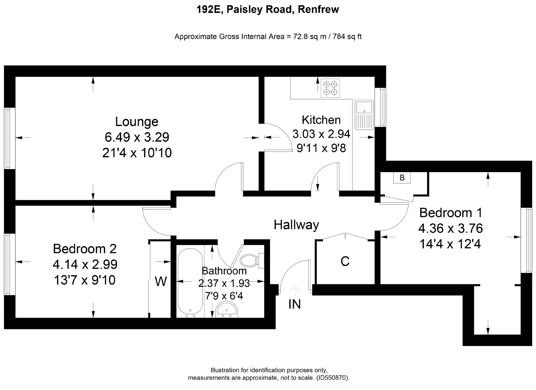 2 Bedrooms Flat for sale in Paisley Road, Renfrew PA4