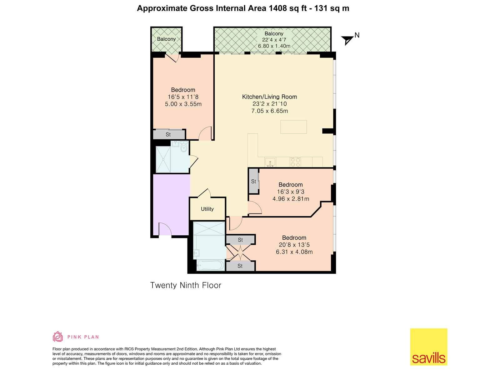 Apartment 2906, Stage Apartments, 22, Hewett Street, London floorplan