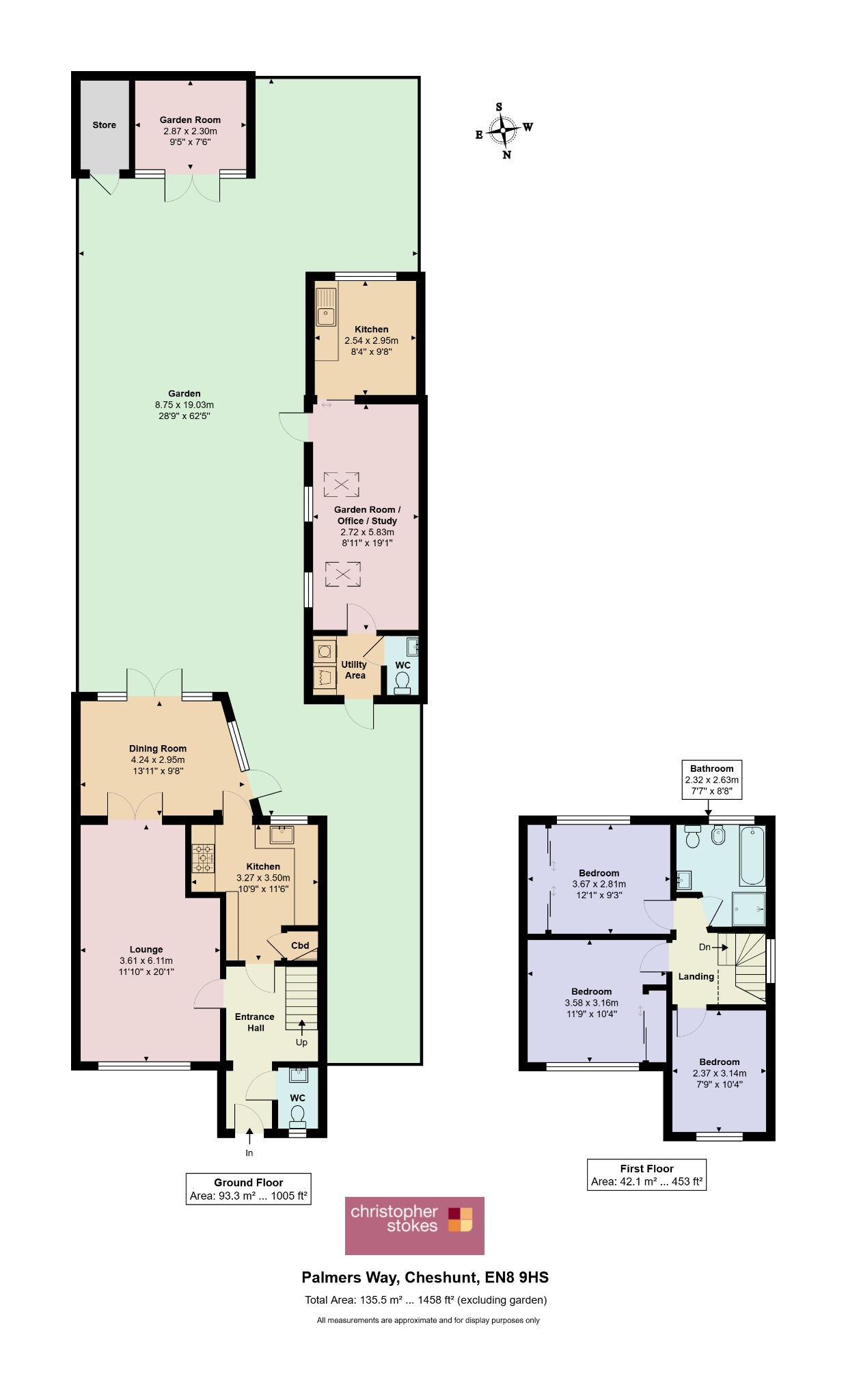 45 Palmers Way, Cheshunt, Hertfordshire floorplan