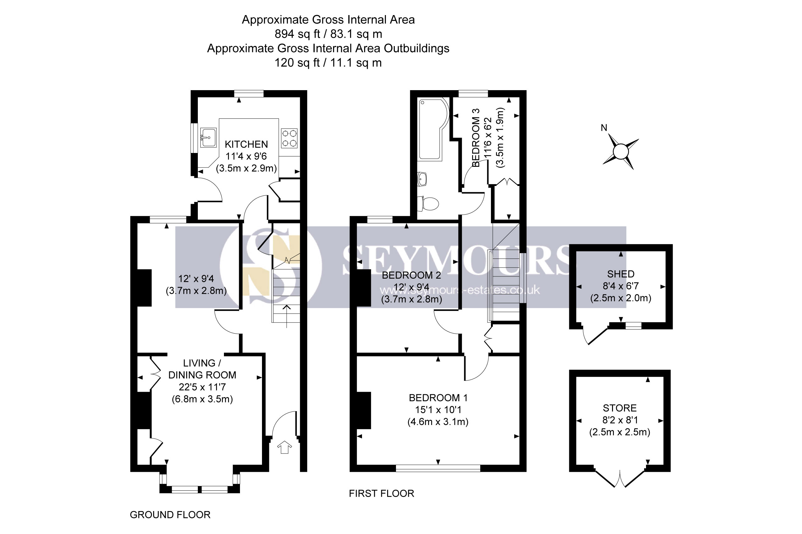 3 Bedrooms End terrace house for sale in Elm Road, Woking, Surrey GU21