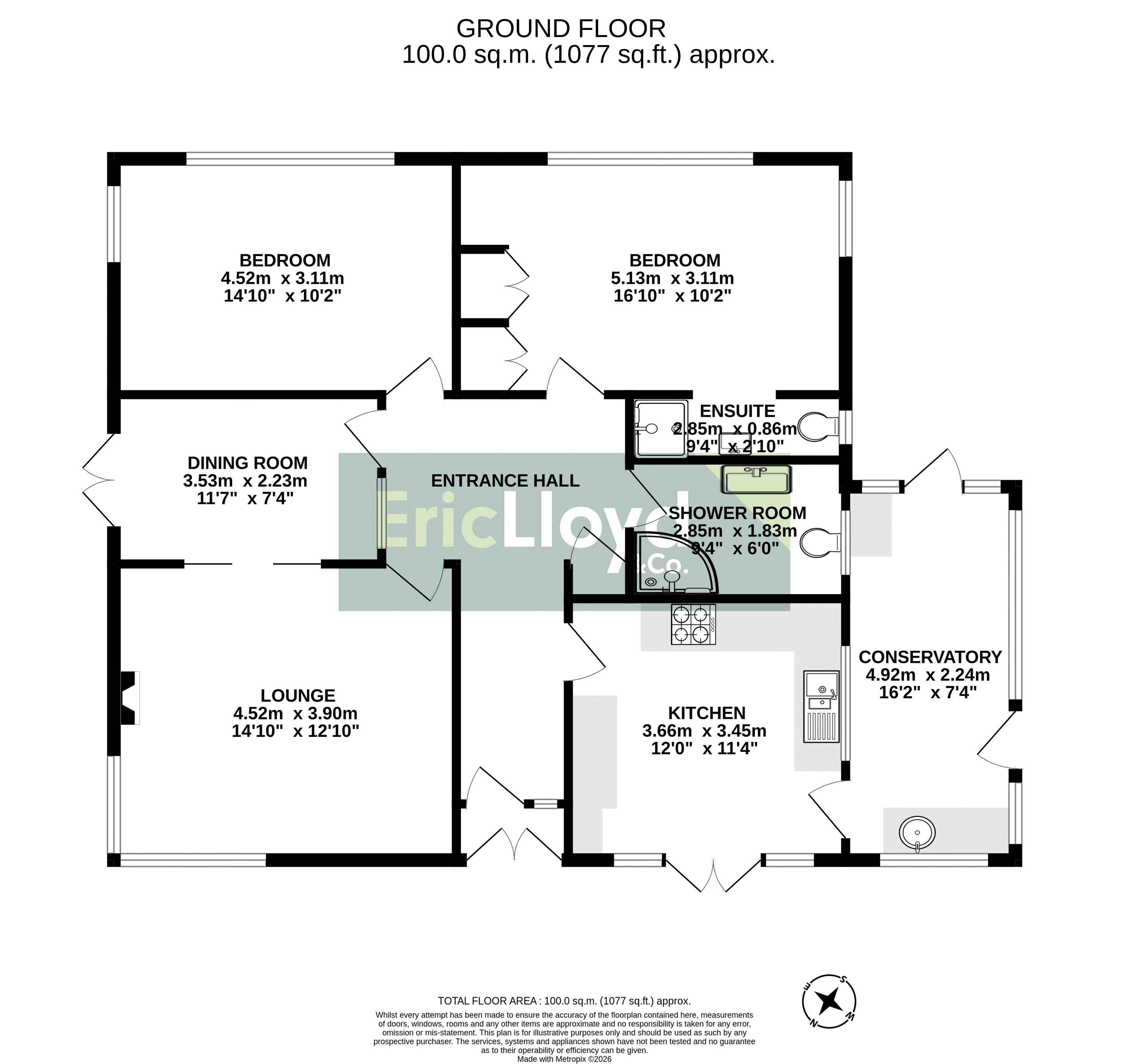 Seaward, Bracken Rise, Paignton floorplan