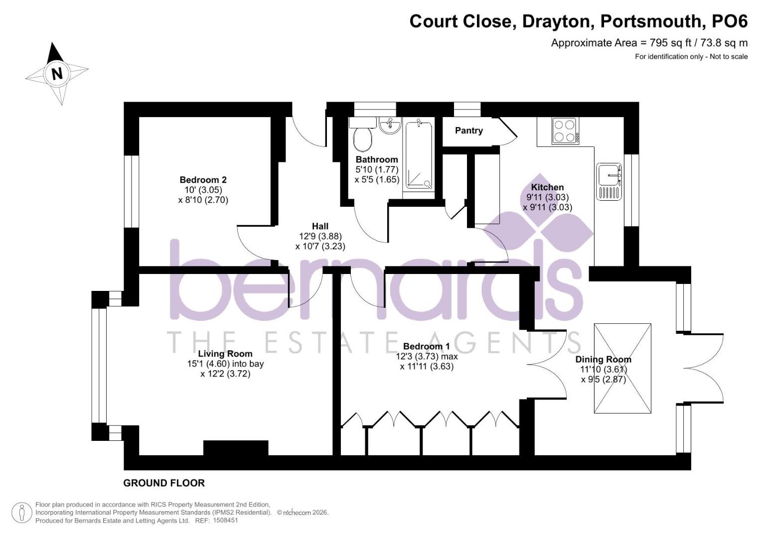 11, Court Close, Drayton floorplan
