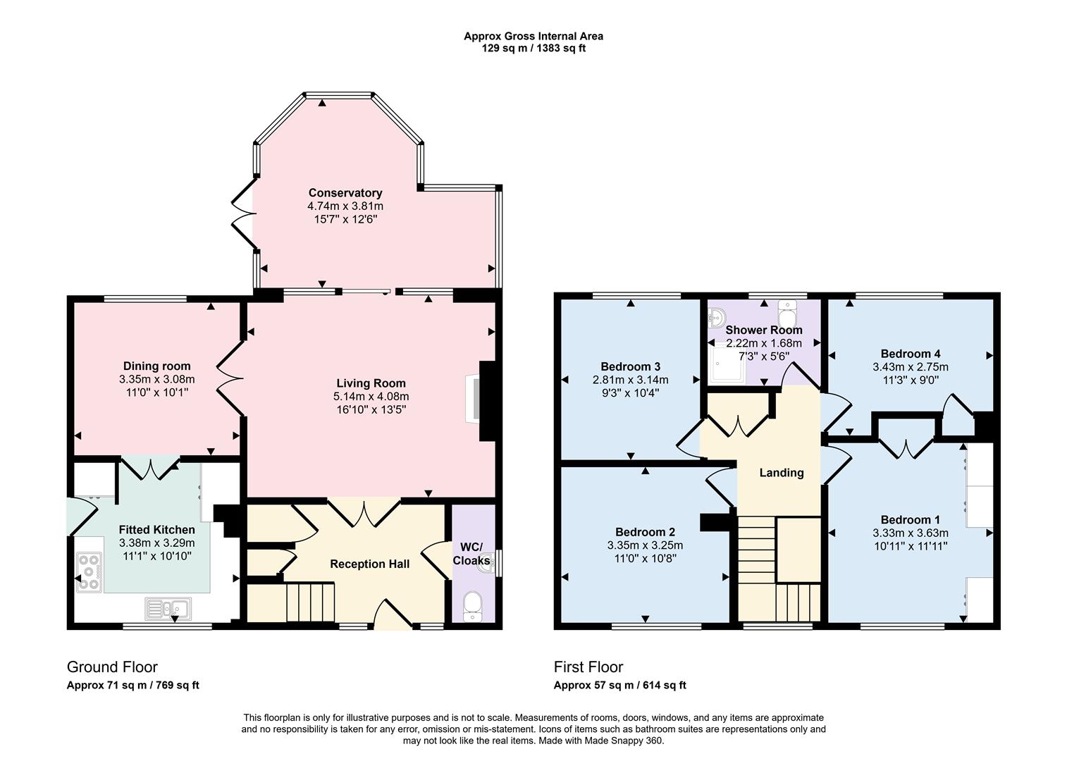 3, Brookside, Burton-On-Trent floorplan