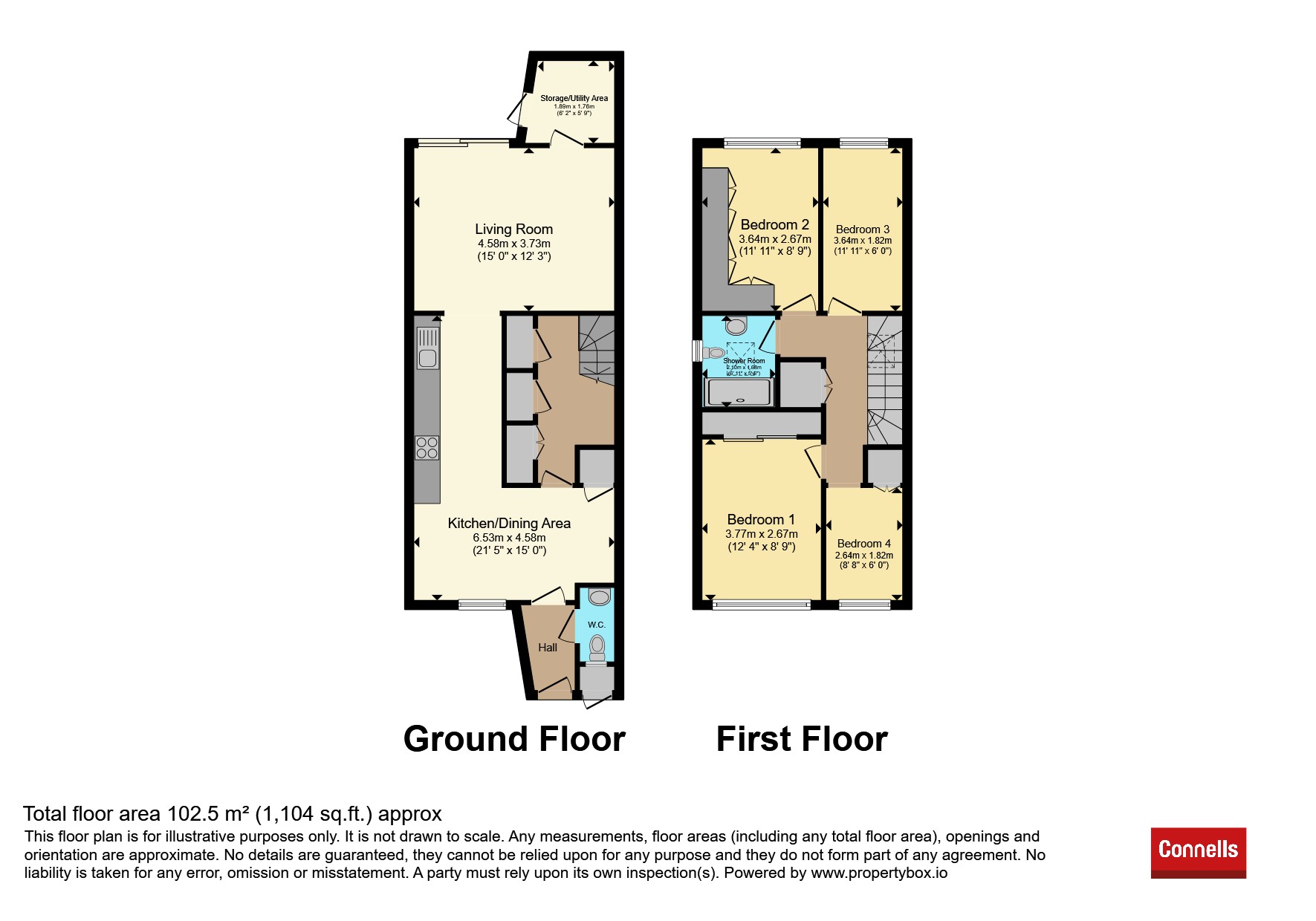 8, Saffron Close, CRAWLEY floorplan