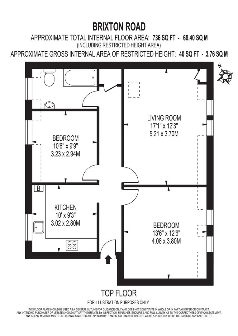 42 Brixton Road, London floorplan