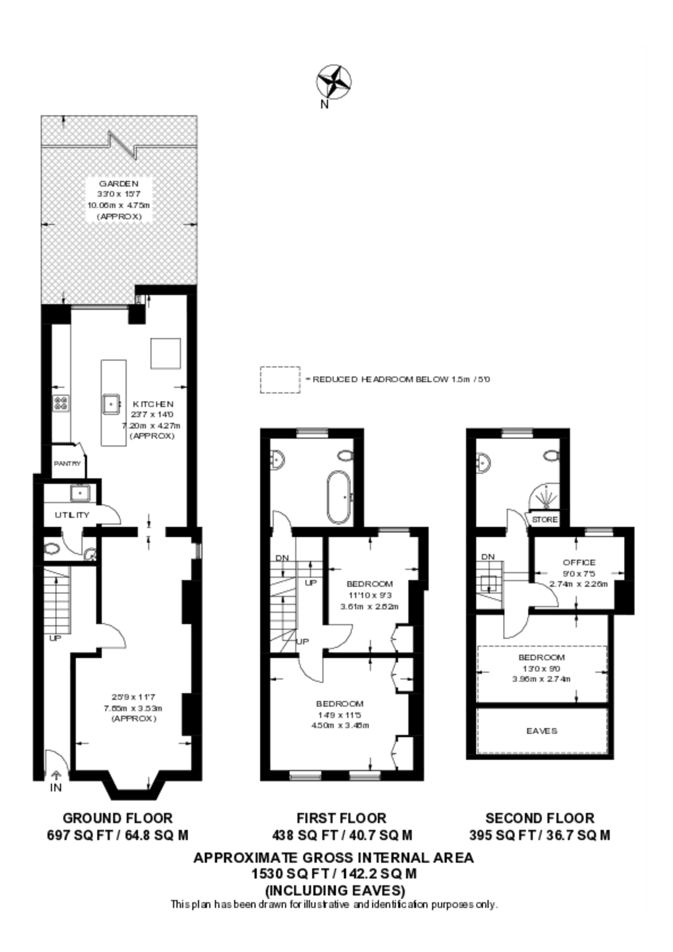 Milton Road, South Wimbledon floorplan