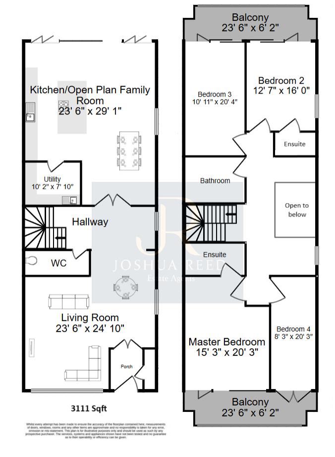 1, Spellbrook Farm Barns, London Road, Bishops Stortford floorplan