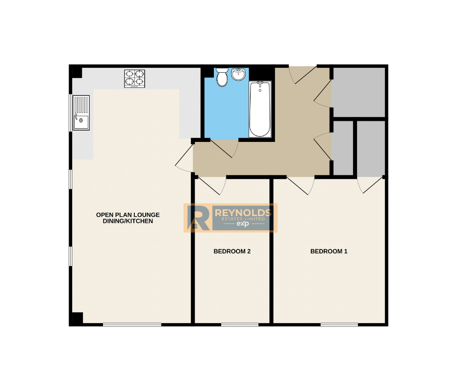 Flat 2, 2 Rowan Street, West Malling floorplan