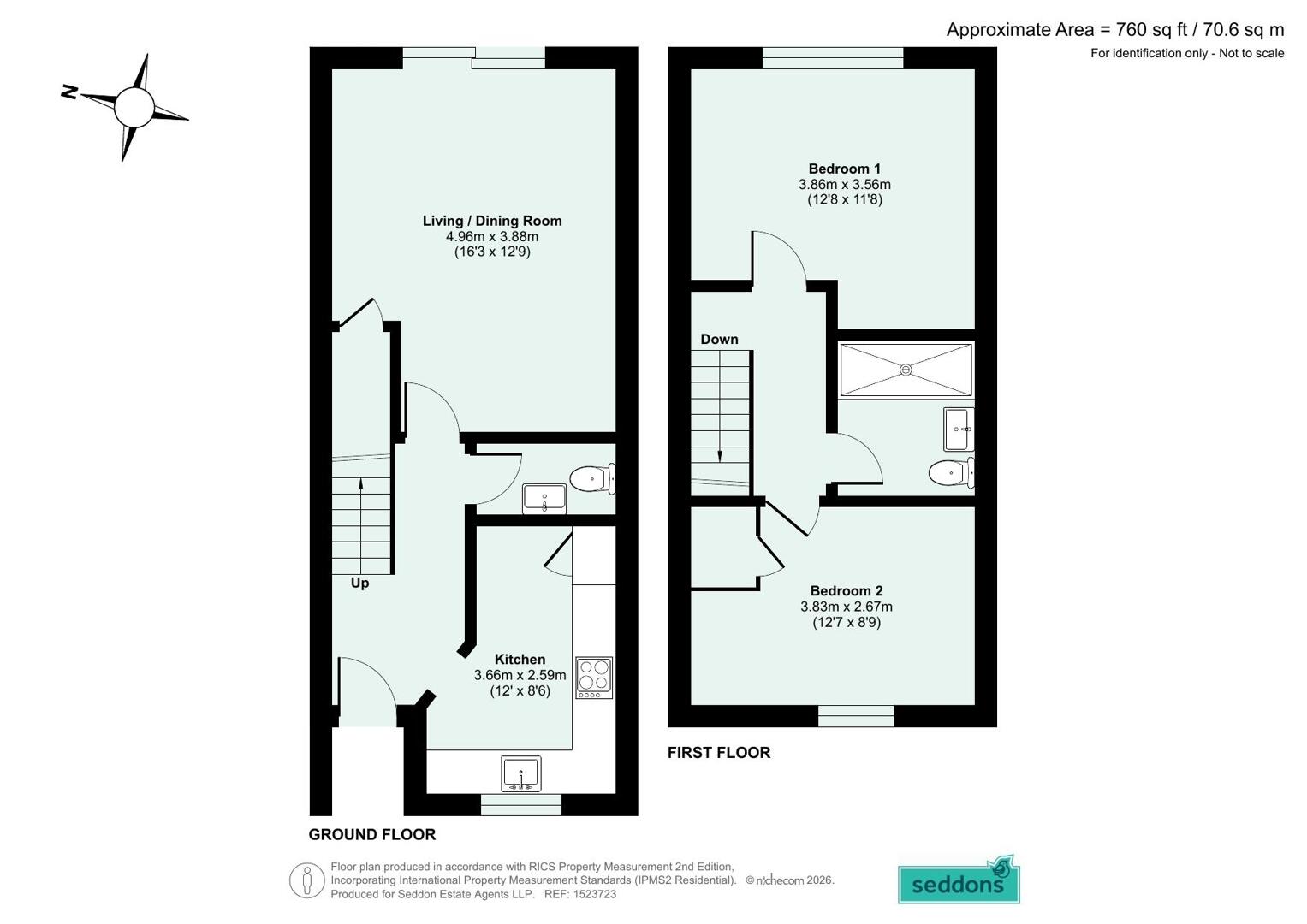 3, Orkney Mews, Tiverton floorplan