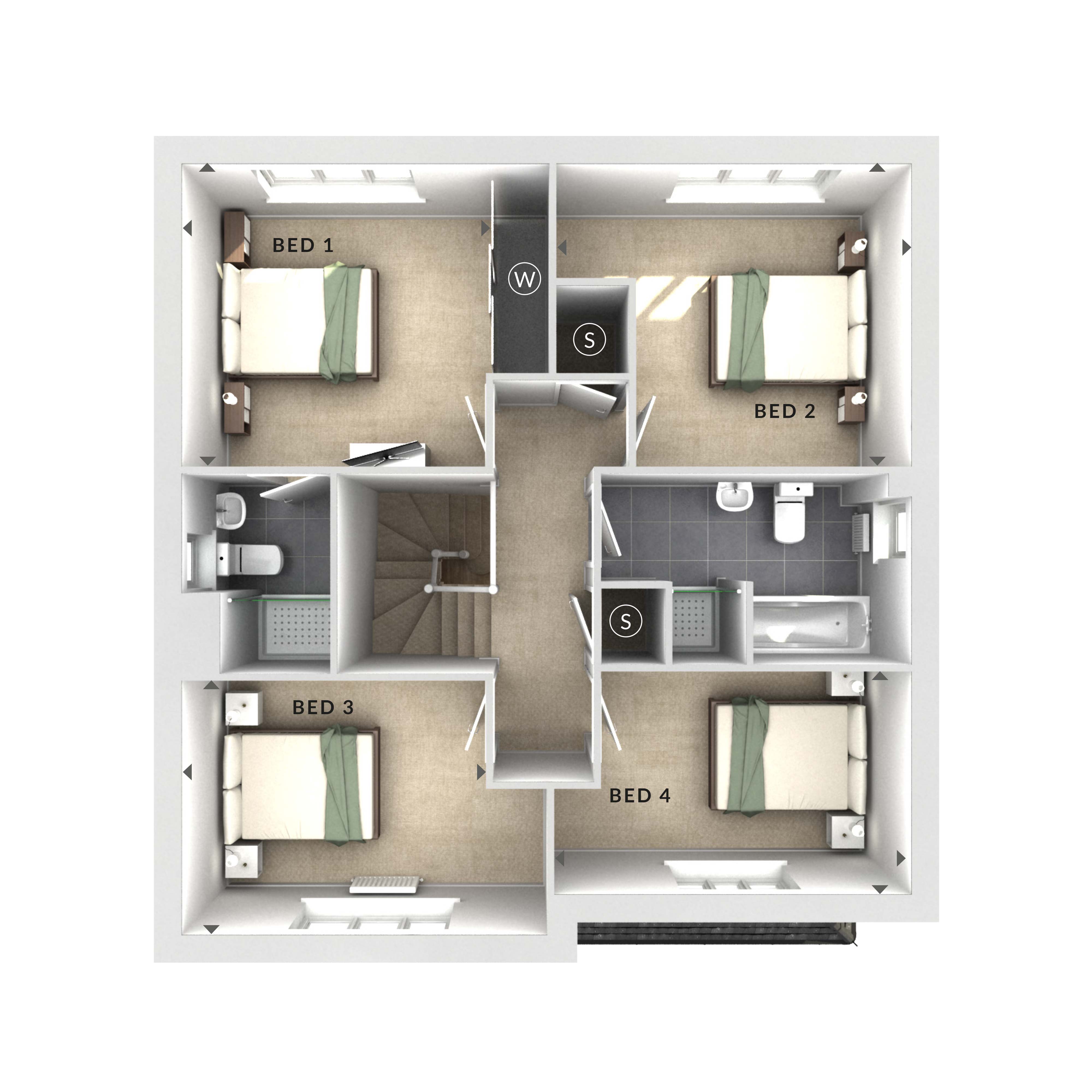 133, Barn Road, Congleton floorplan