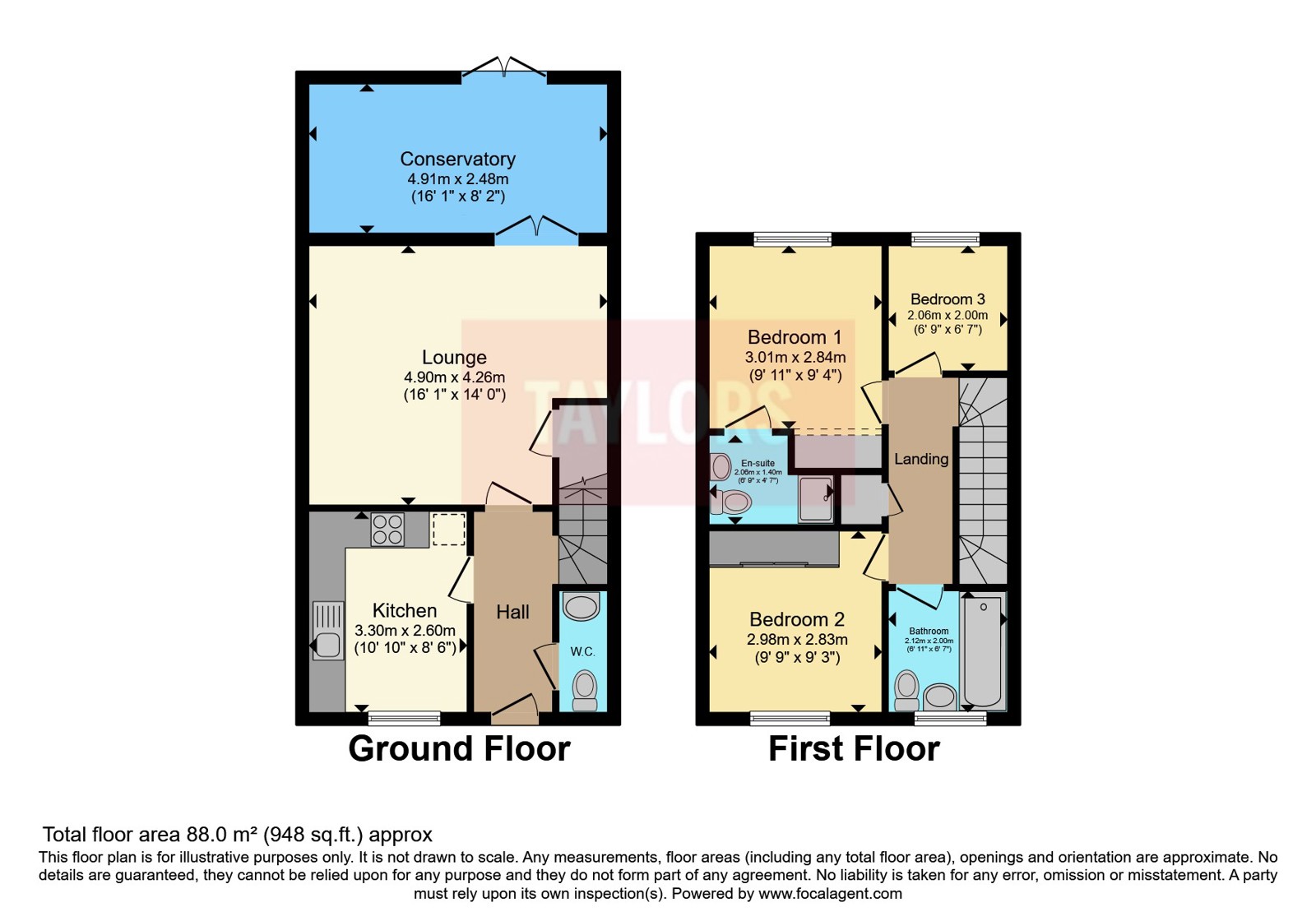20, Hayward Close, Hertfordshire floorplan