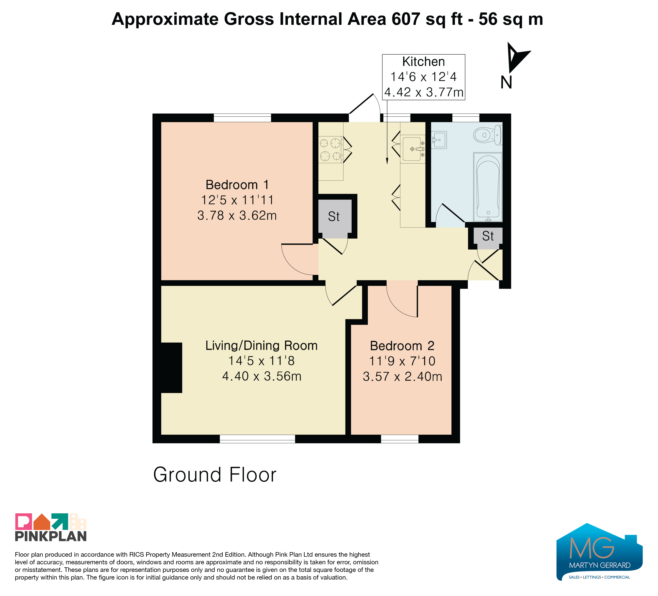 Flat 2, Parliament Court,, Parliament Hill, London floorplan