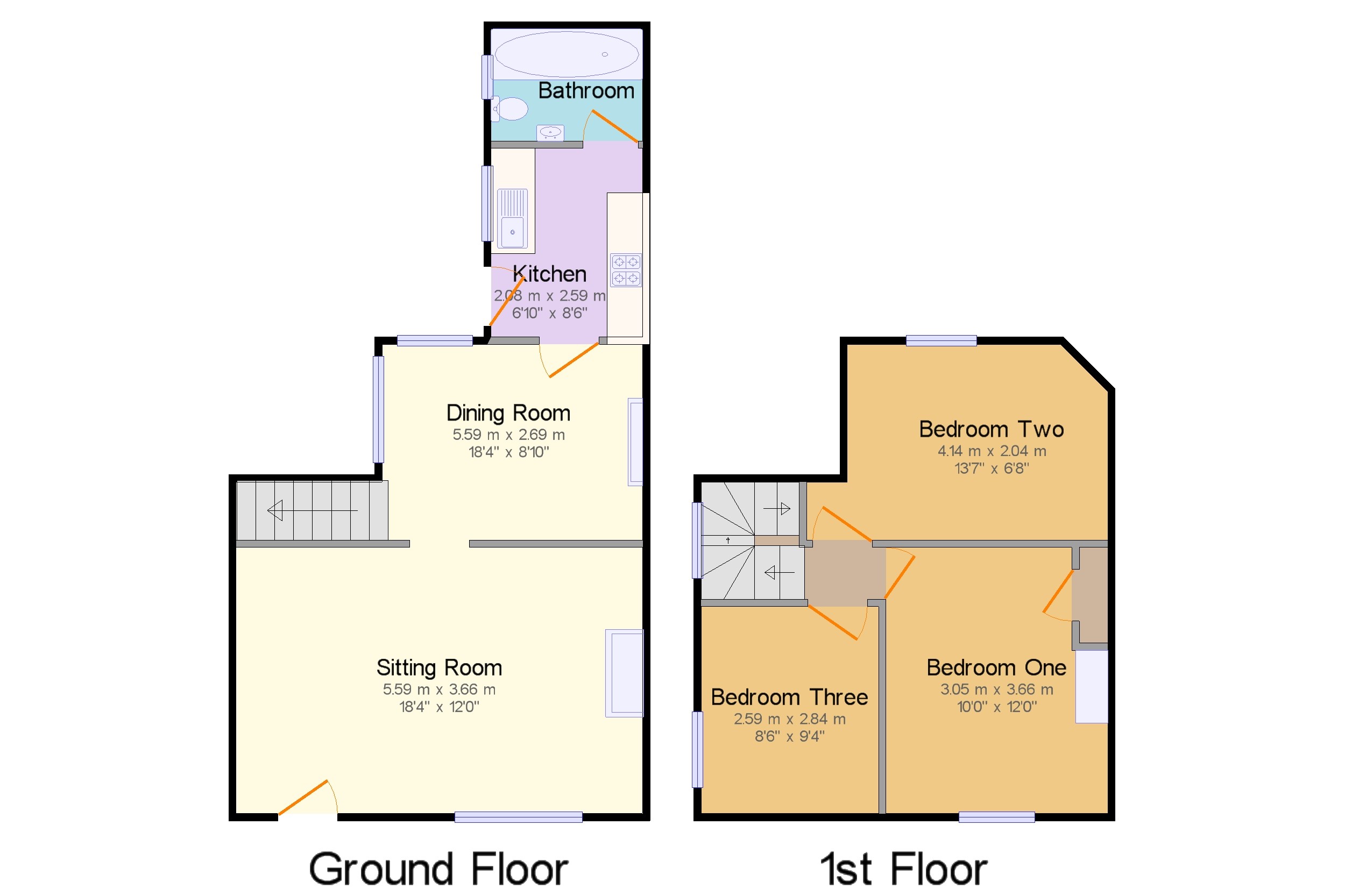 2 Church View,, Upper Street, Norwich floorplan