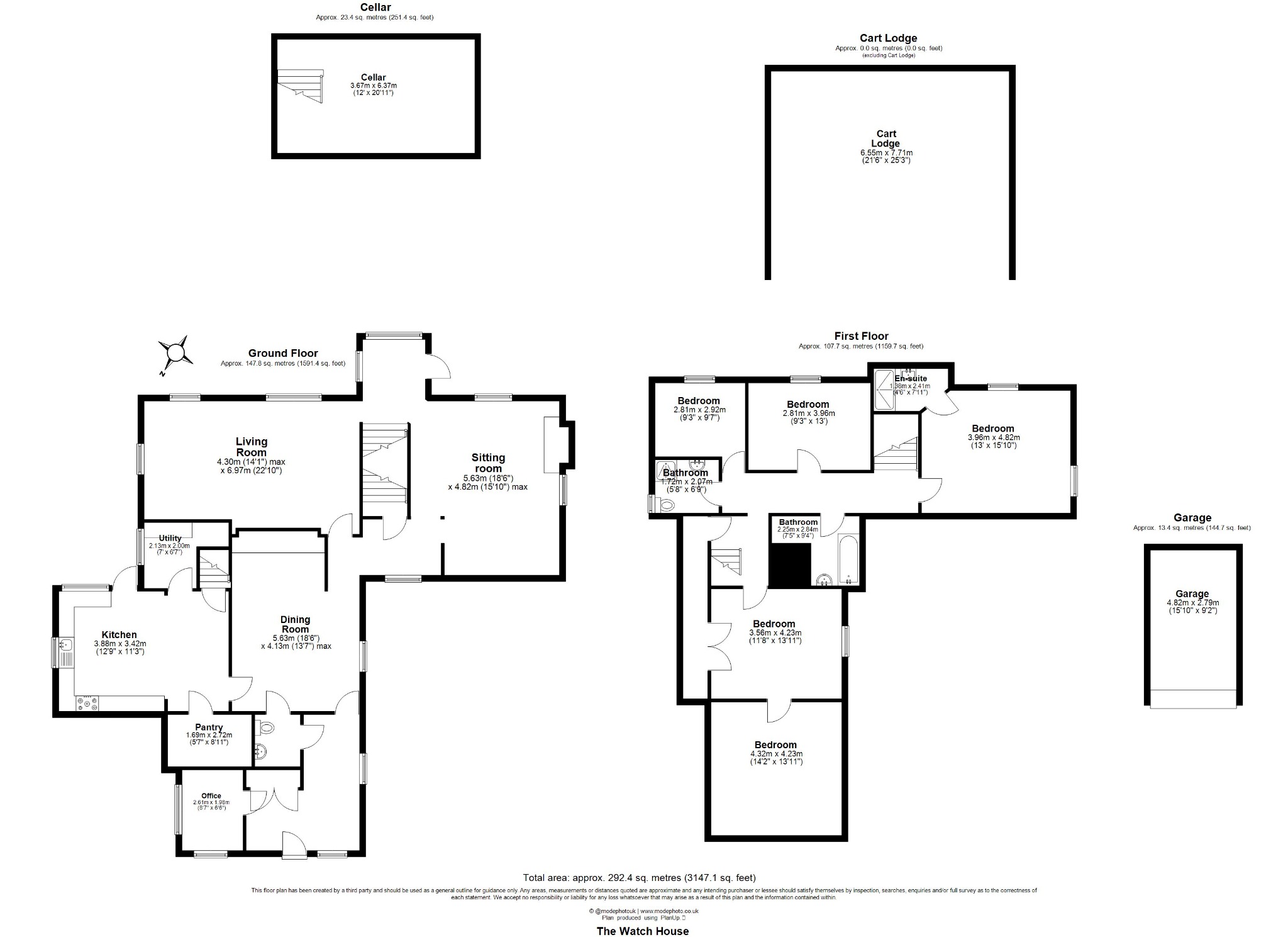The Watch House, Felsted, Essex floorplan