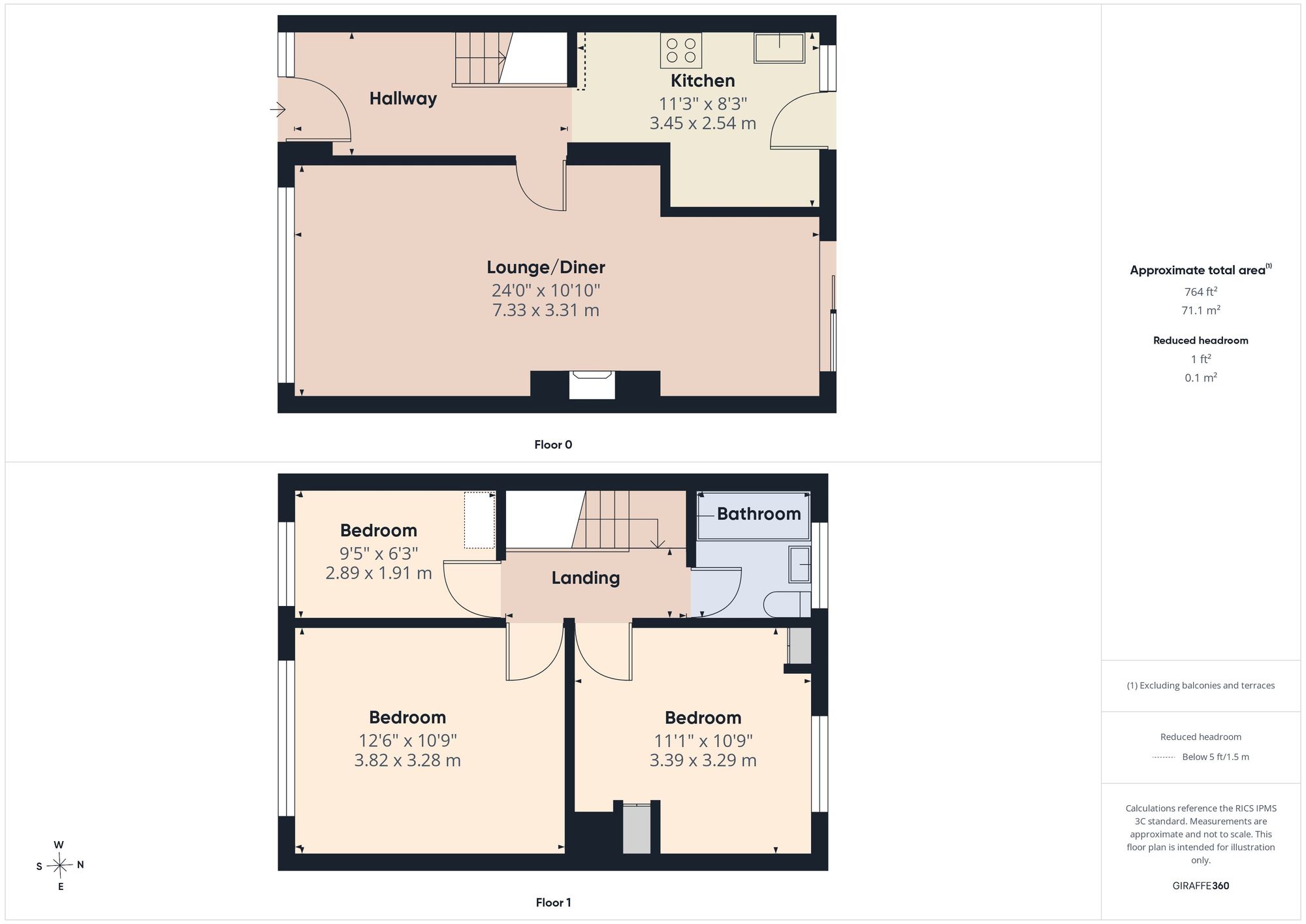 5 Rushdon Close, Grays floorplan