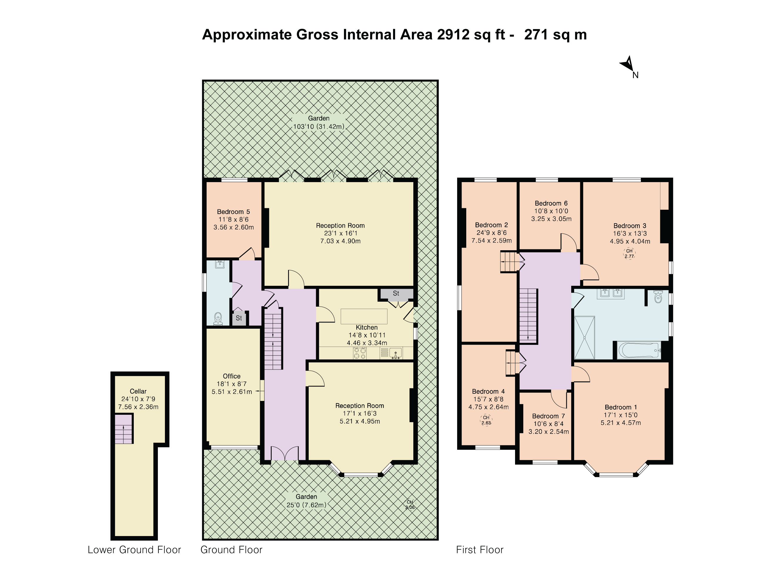 44, Rosemont Road, London floorplan