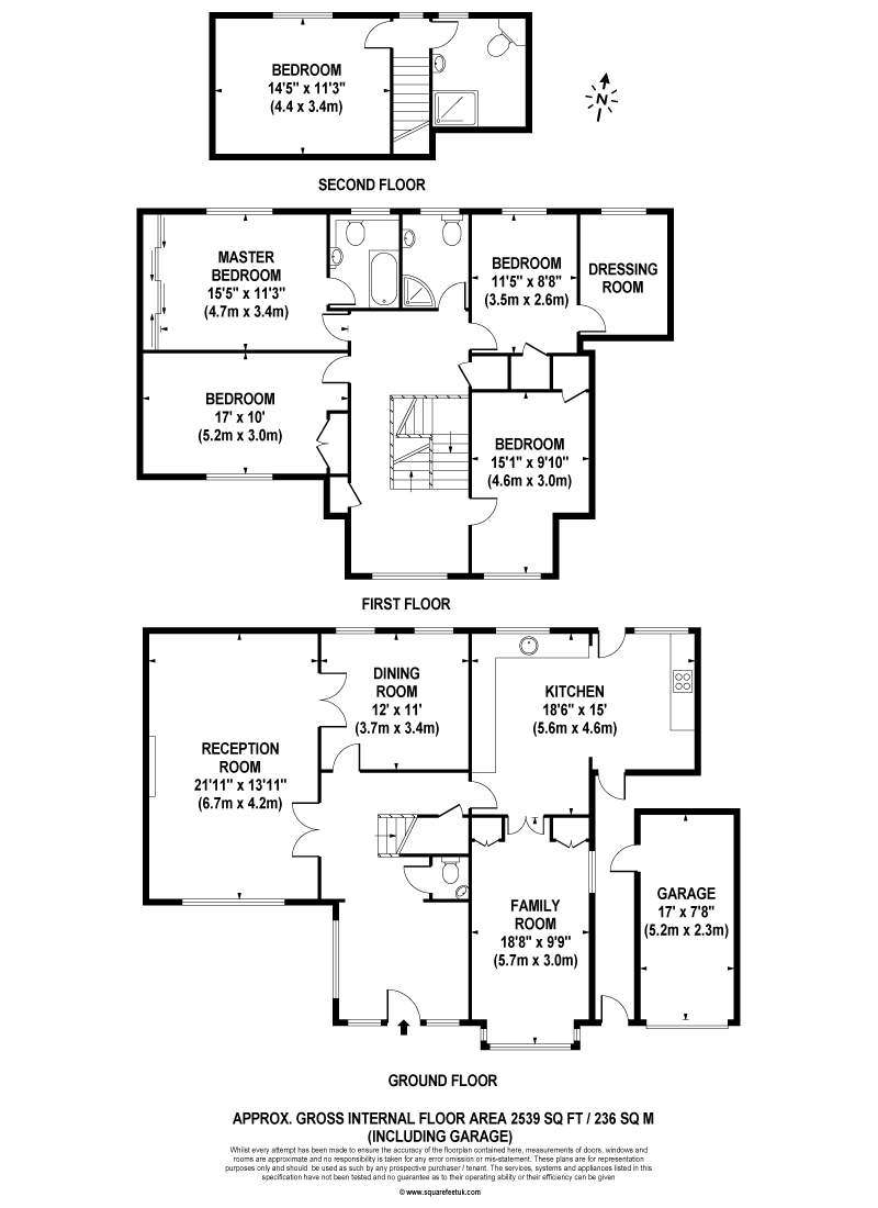 52, Lammas Lane, Surrey floorplan