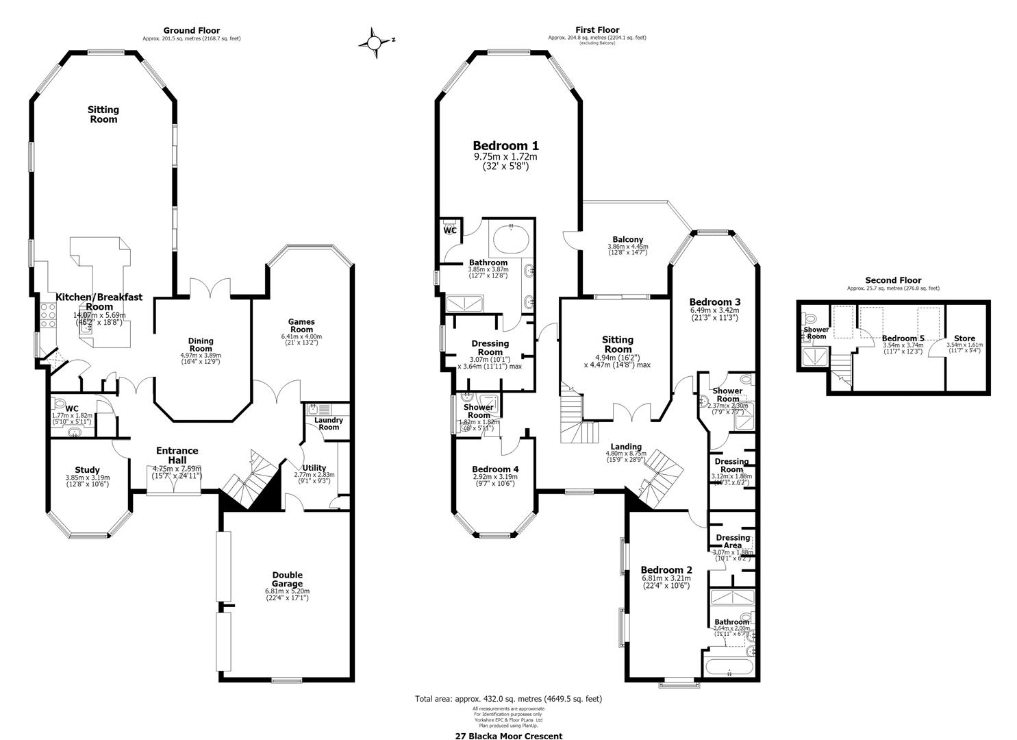 Ruskin House, Blacka Moor Crescent, Sheffield floorplan