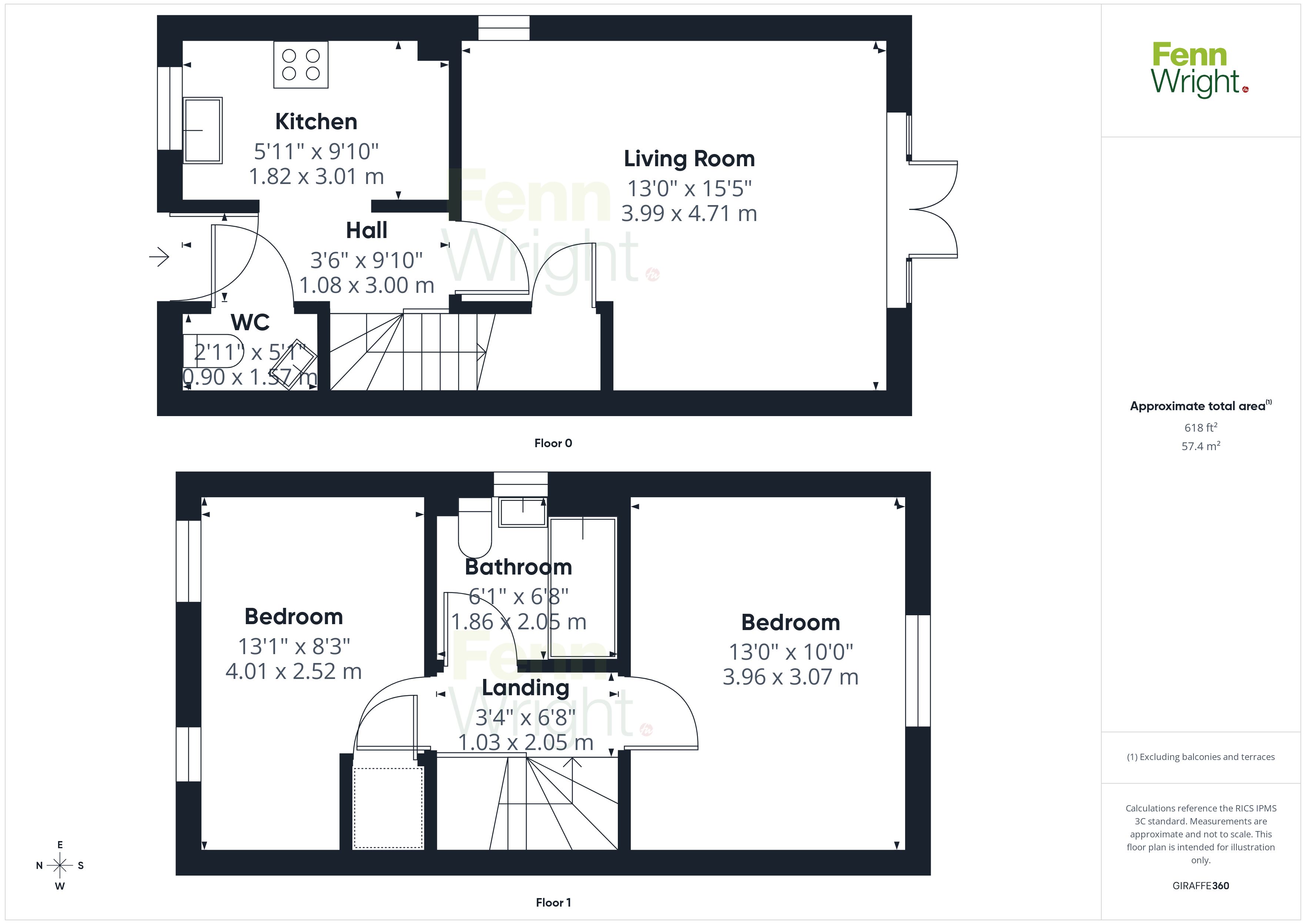 23, Woodford Walk, Colchester floorplan