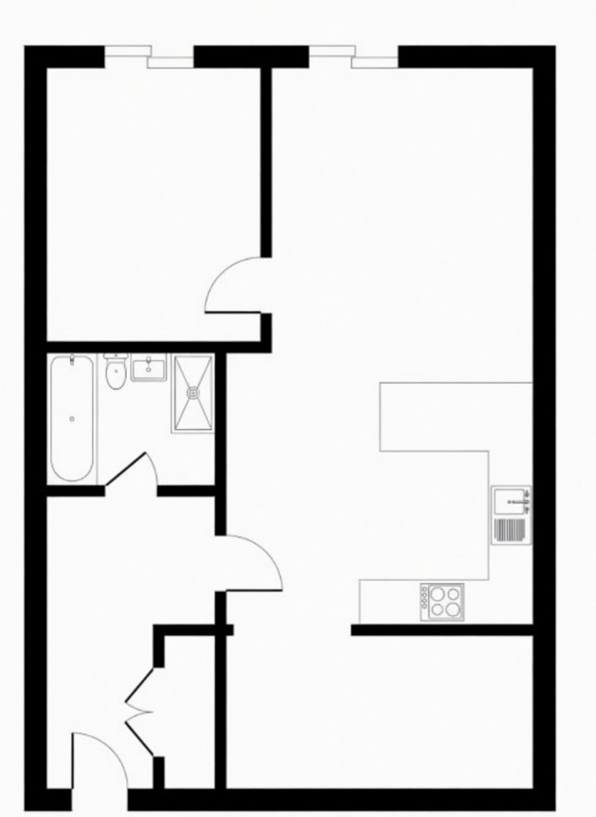 Apartment 2, 1858 Mill, Oldham Road, Ripponden HX6 4FN floorplan