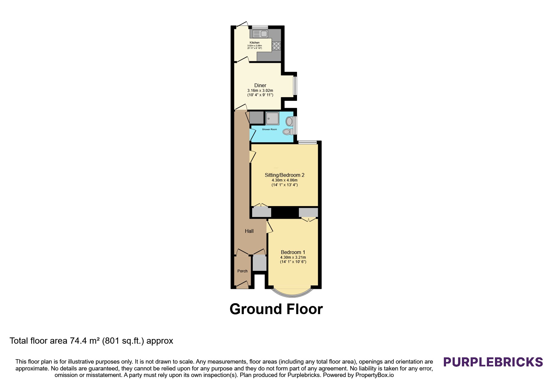 33, Pasley Street, Plymouth floorplan