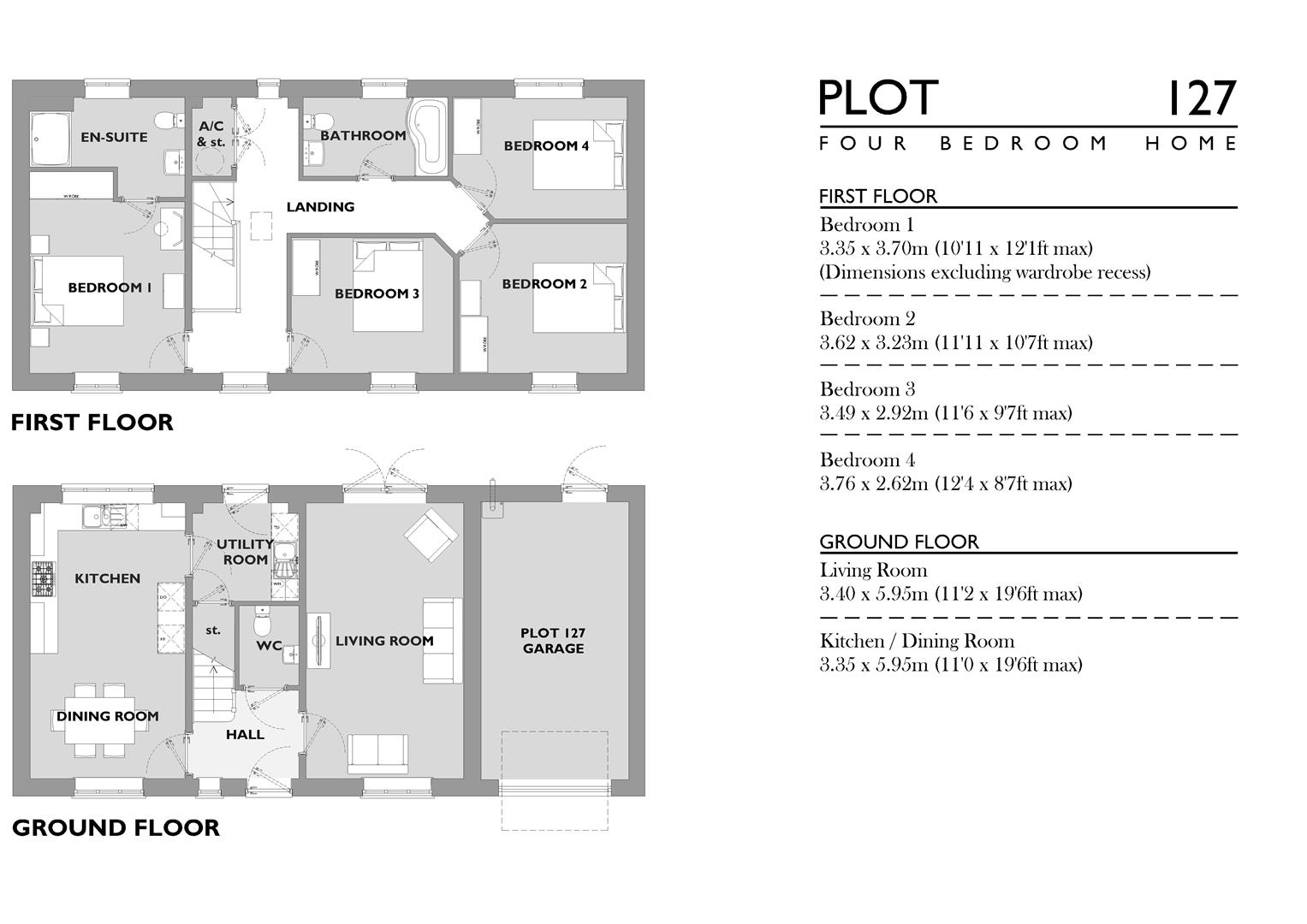 127, Ridge Lane, Chesil Reach, Chickerell floorplan