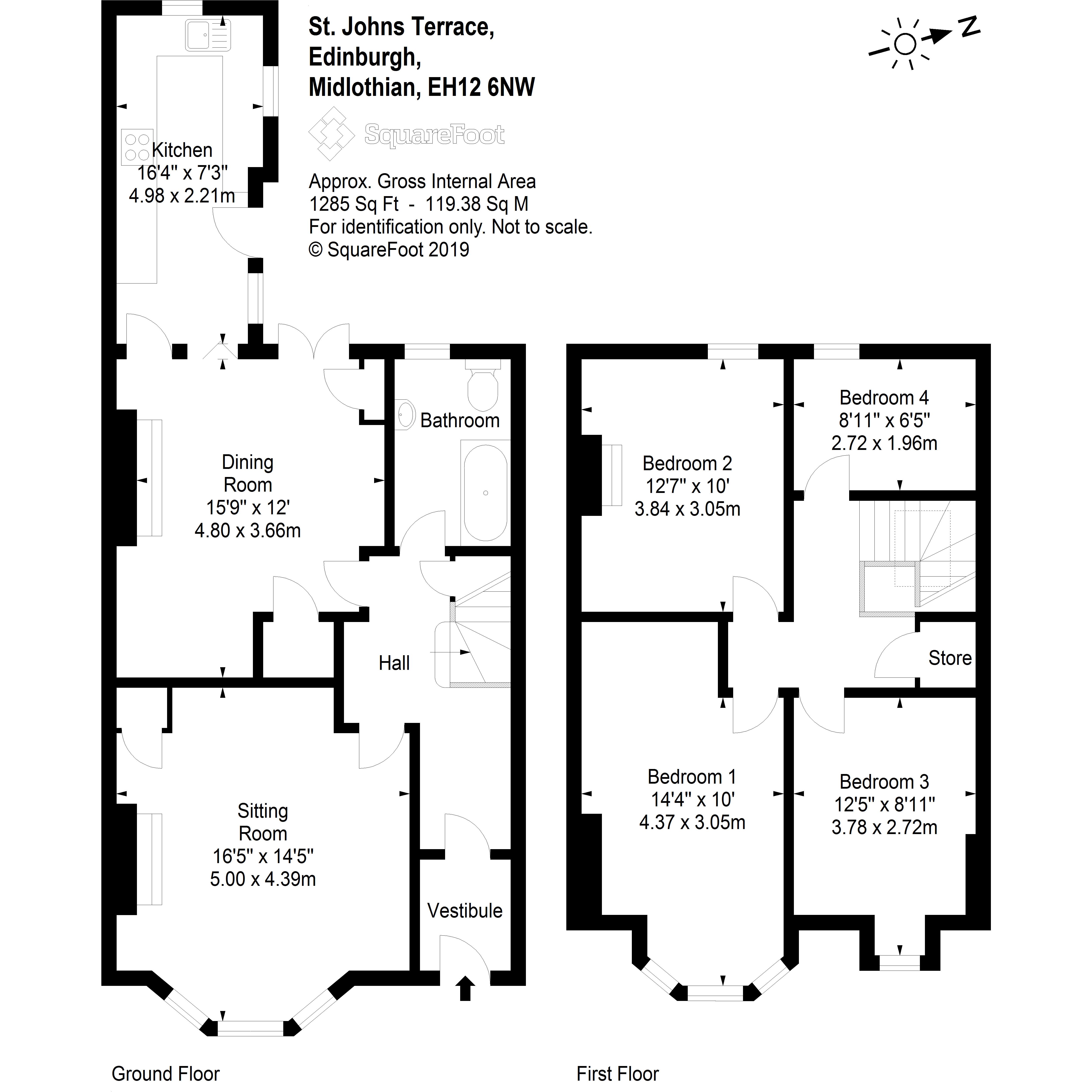 4 Bedrooms Terraced house for sale in 14 St John's Terrace, Edinburgh EH12