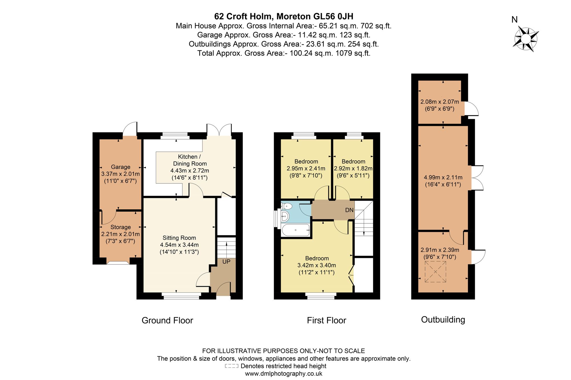 62 Croft Holm, Moreton-In-Marsh floorplan