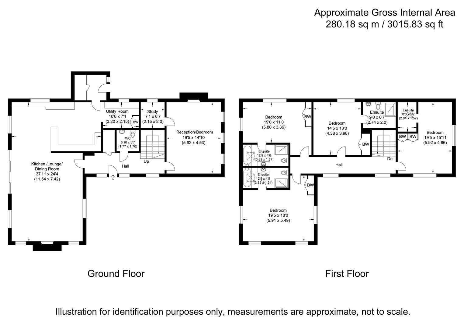 Bulse House, Wendens Ambo, Rookery Lane floorplan