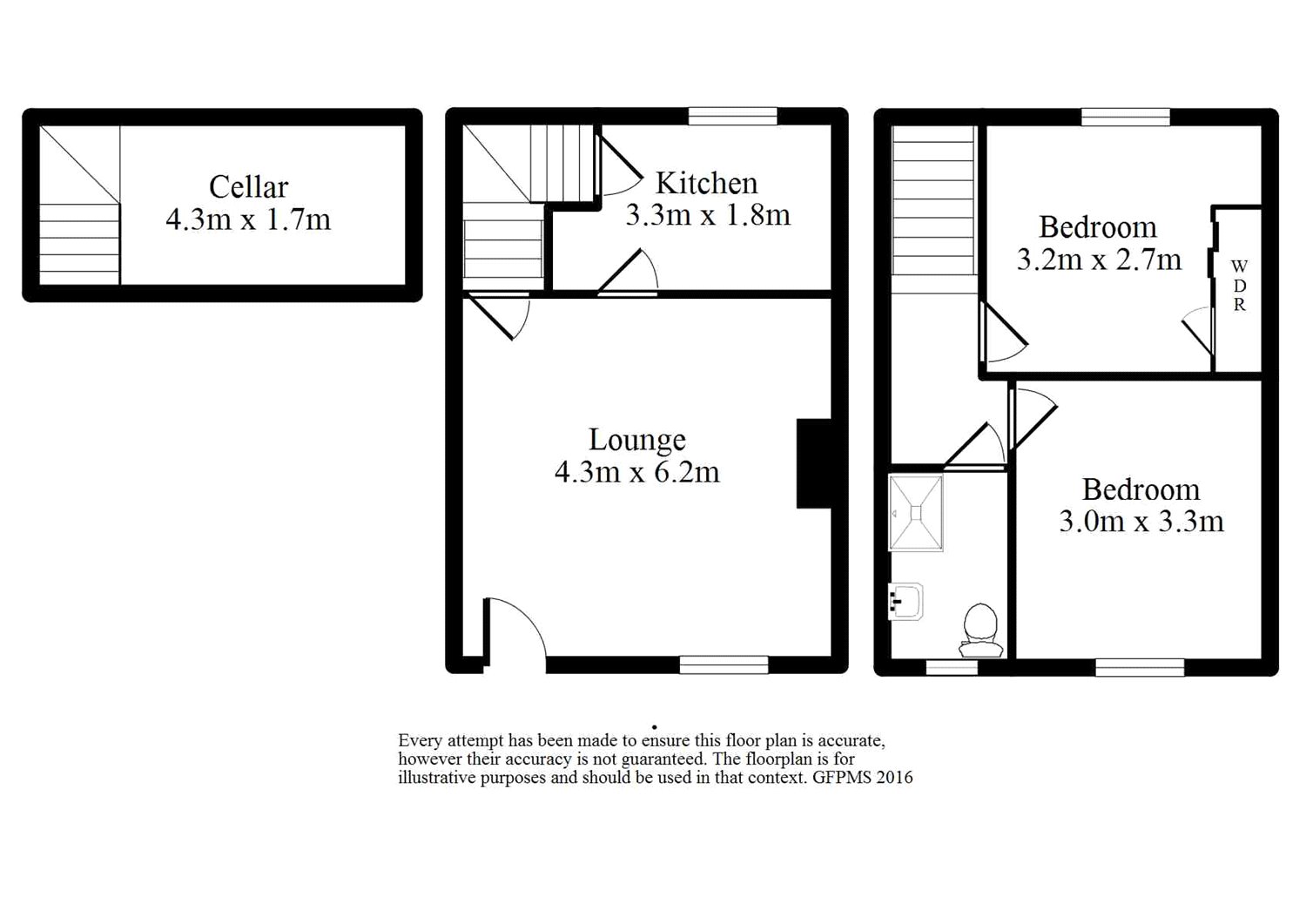 2 Bedrooms Terraced house to rent in Cherry Street, Haworth, Keighley, West Yorkshire BD22