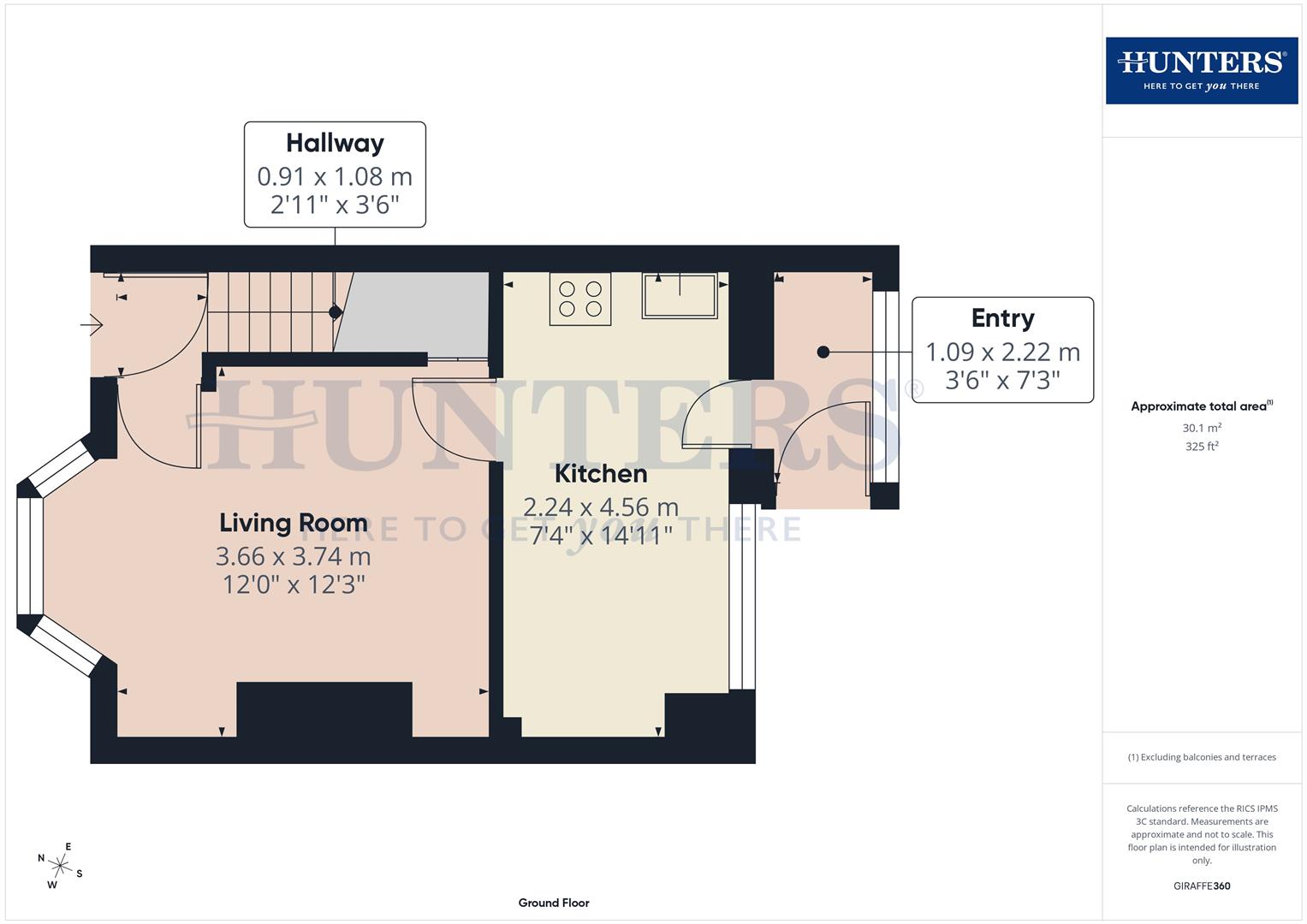 13, Park Avenue, Consett floorplan