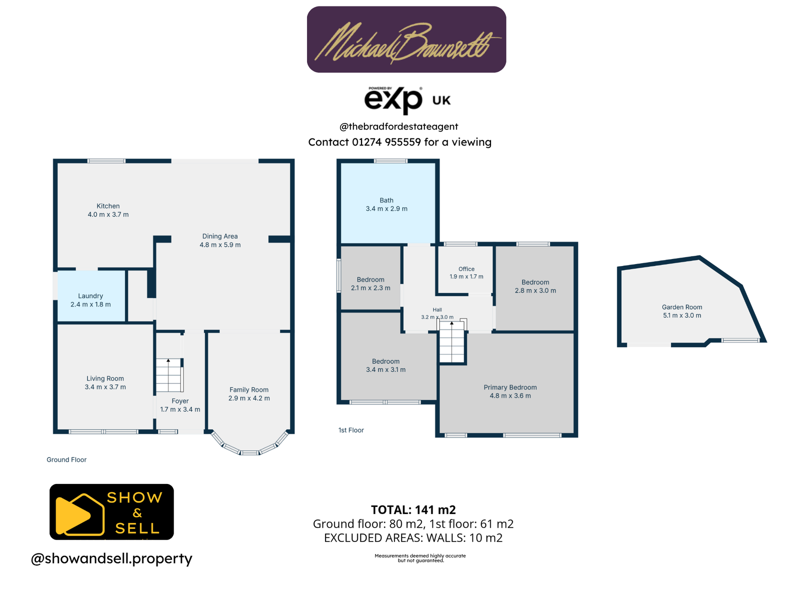 3, Verdun Road, Bradford floorplan