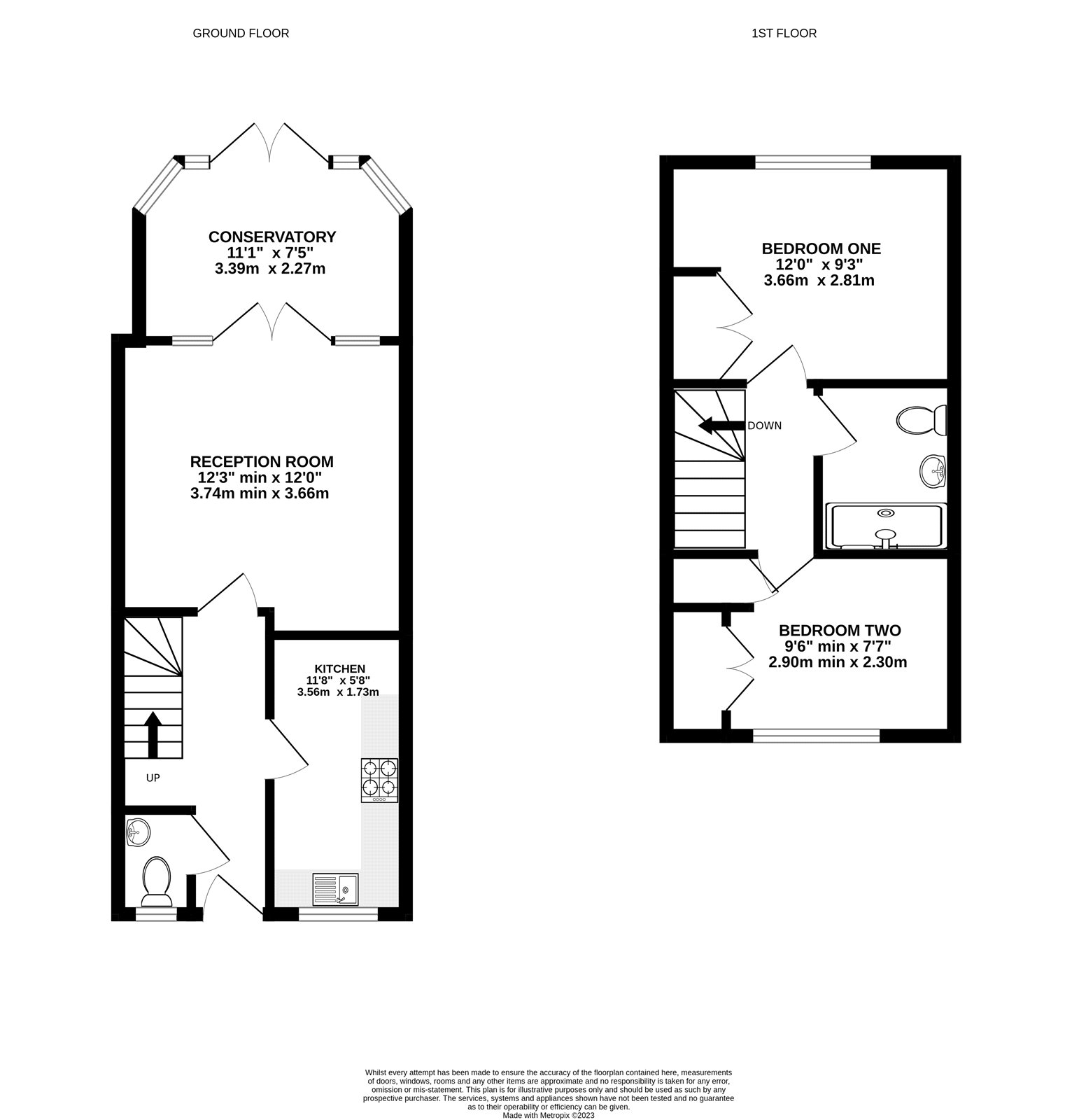 Clifton Gardens, Frimley Green, Camberley, Surrey GU16, 2 bedroom end