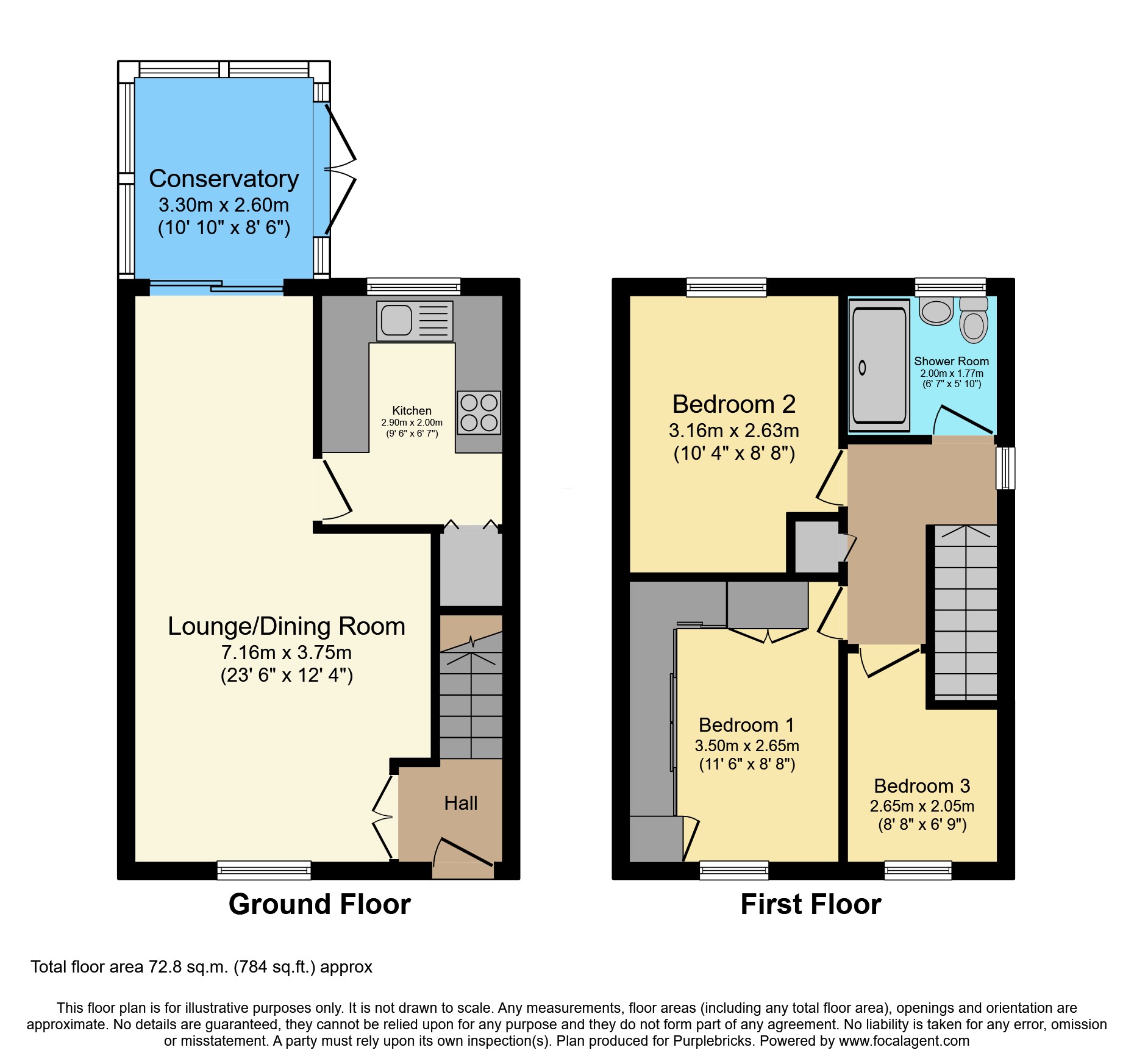 146, Fir Trees Avenue, Preston floorplan