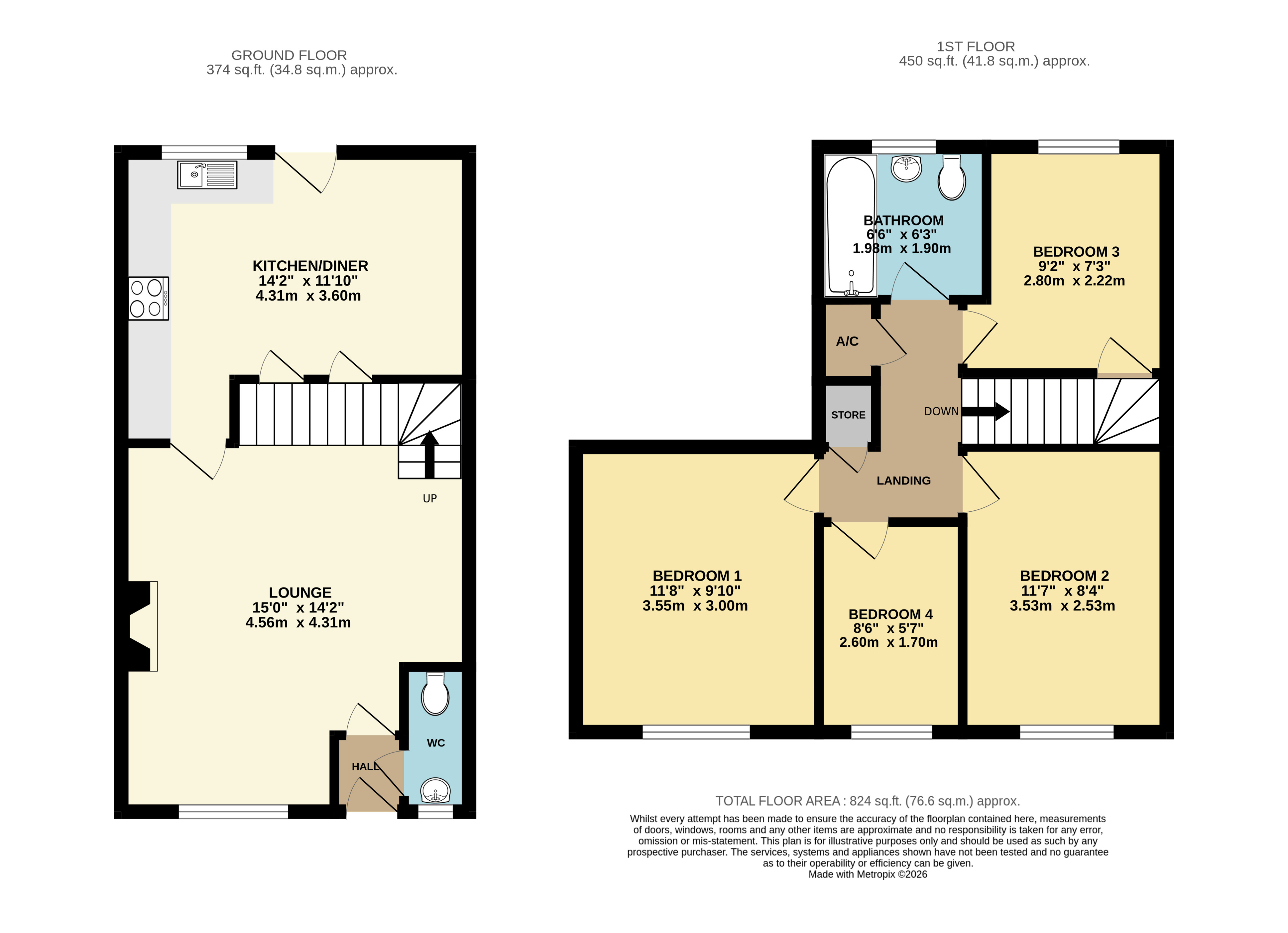 14, Devonshire Gardens, Bursledon floorplan