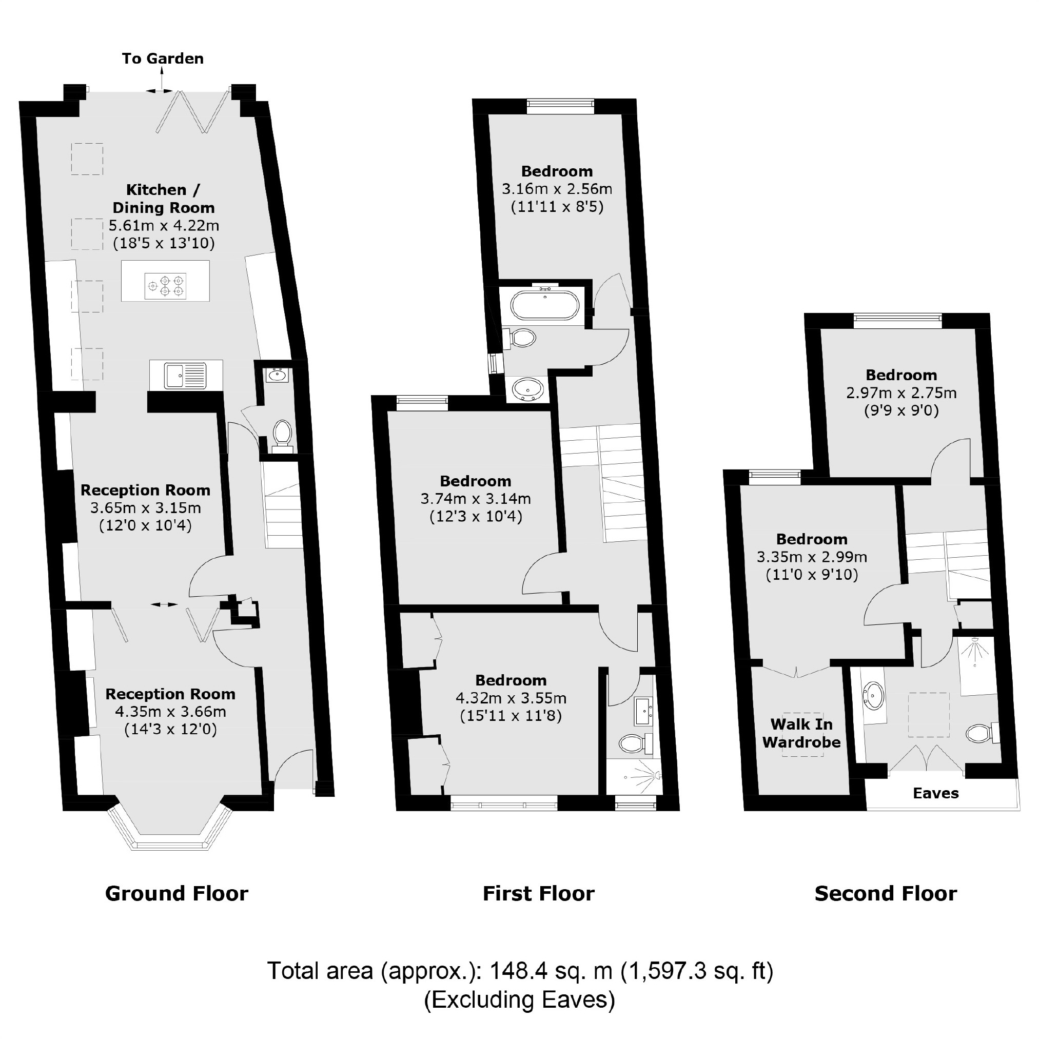 918, Garratt Lane, London floorplan