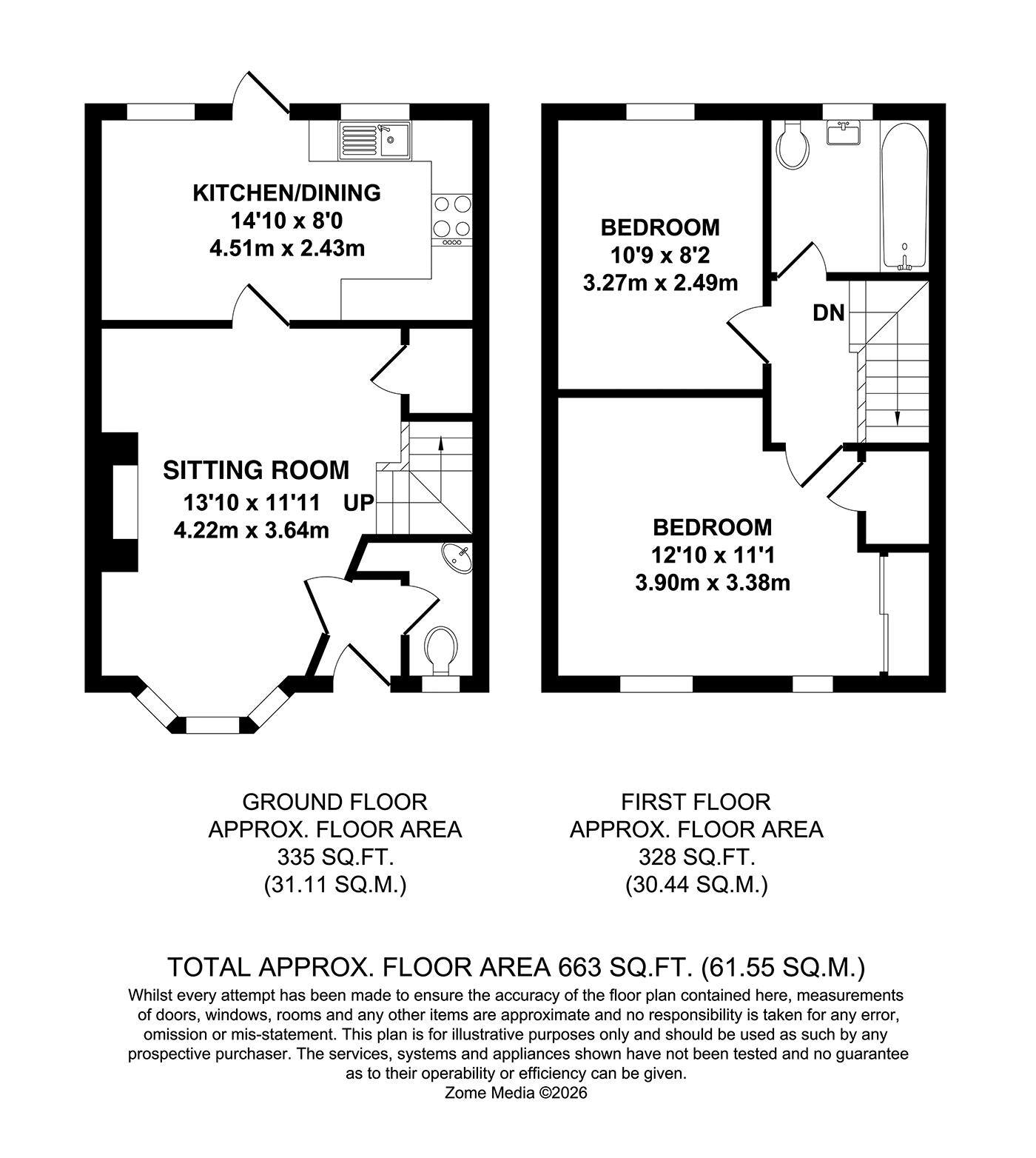 7, Bluebell Walks, Tonbridge floorplan