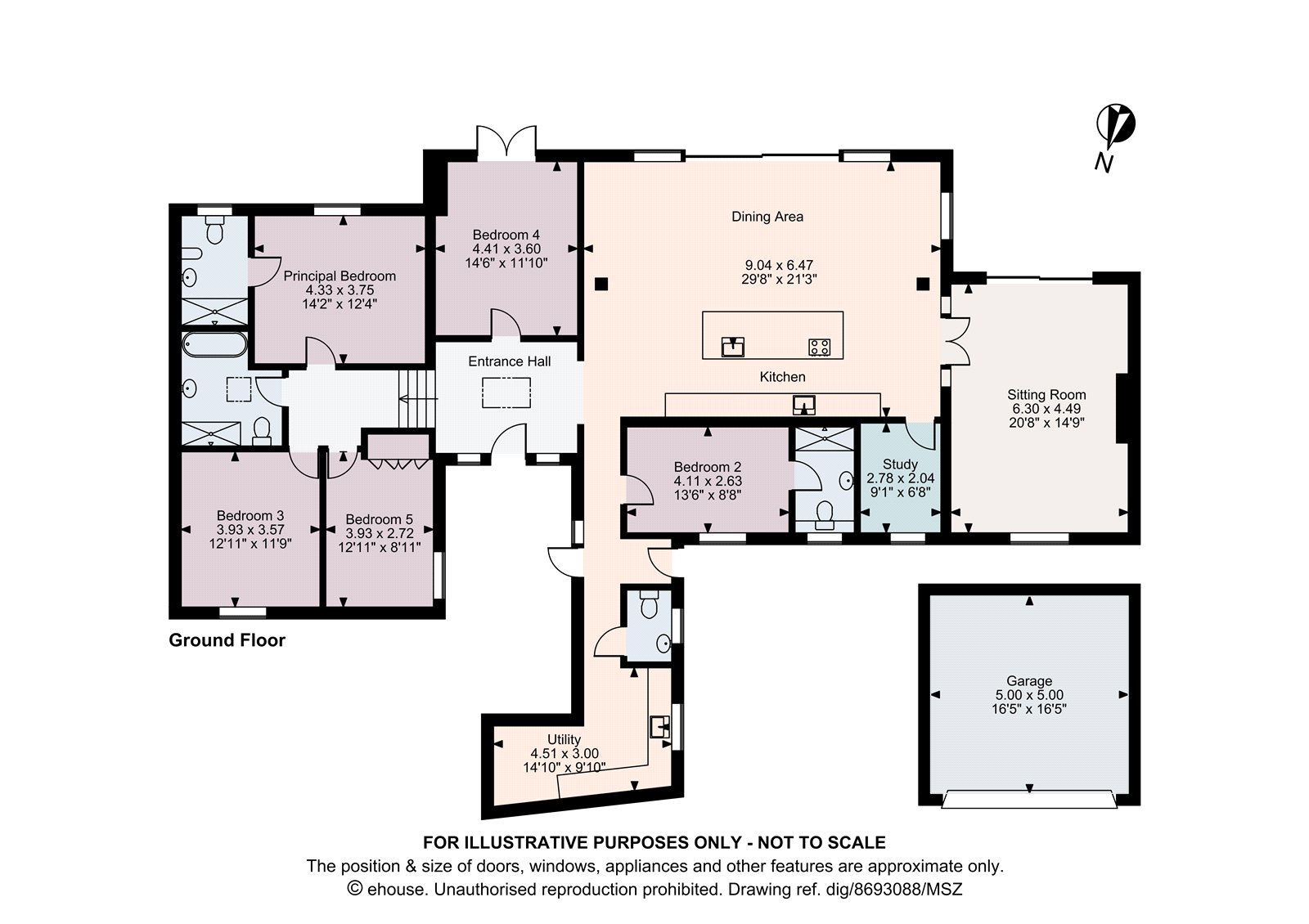 107, Main Street, Loughborough floorplan
