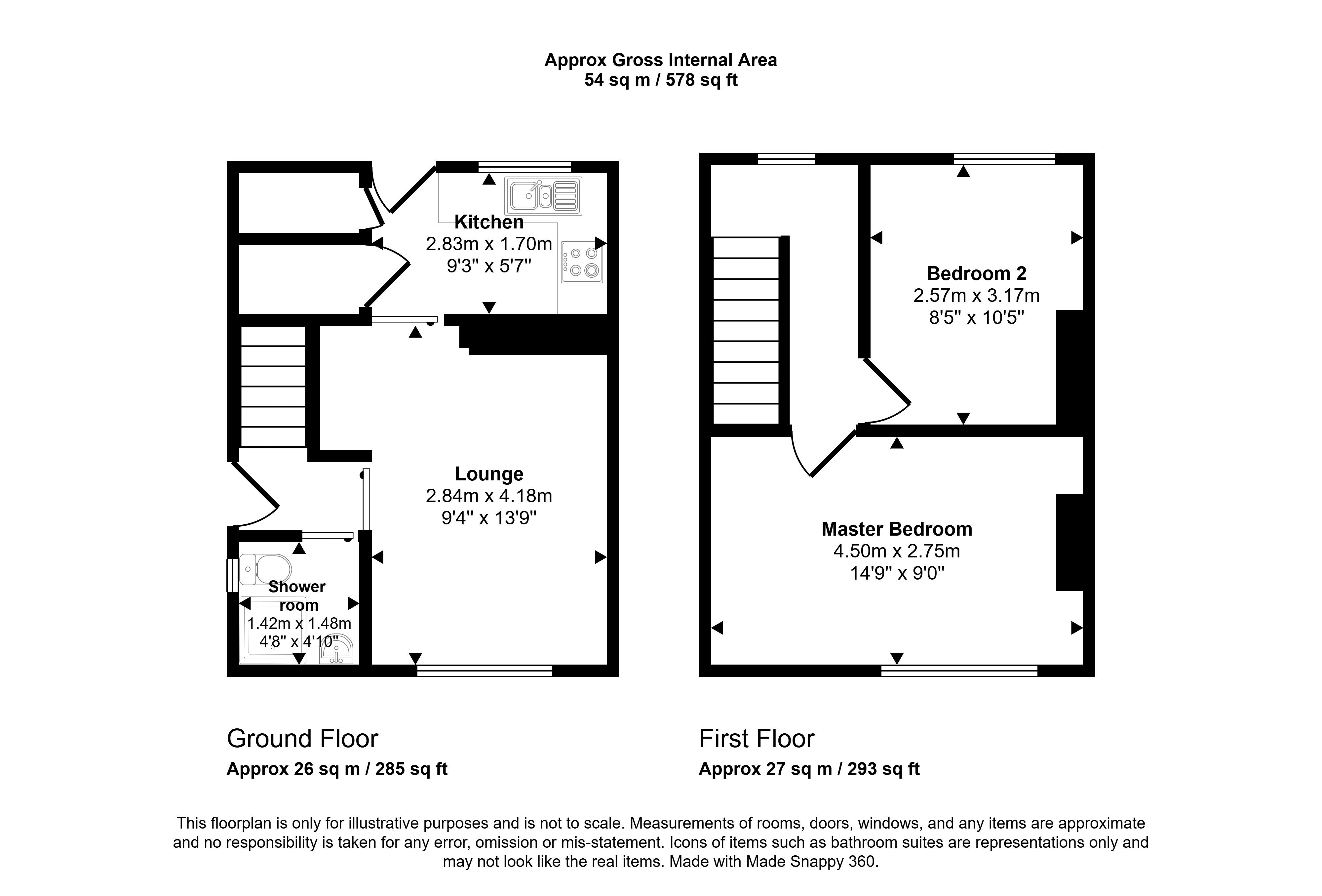 6, Cromwell Avenue, Blaydon-on-Tyne floorplan