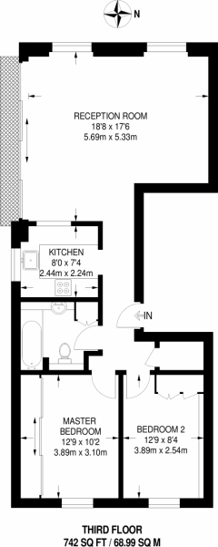 2 Bedrooms Flat to rent in Elm Park Road, London SW3