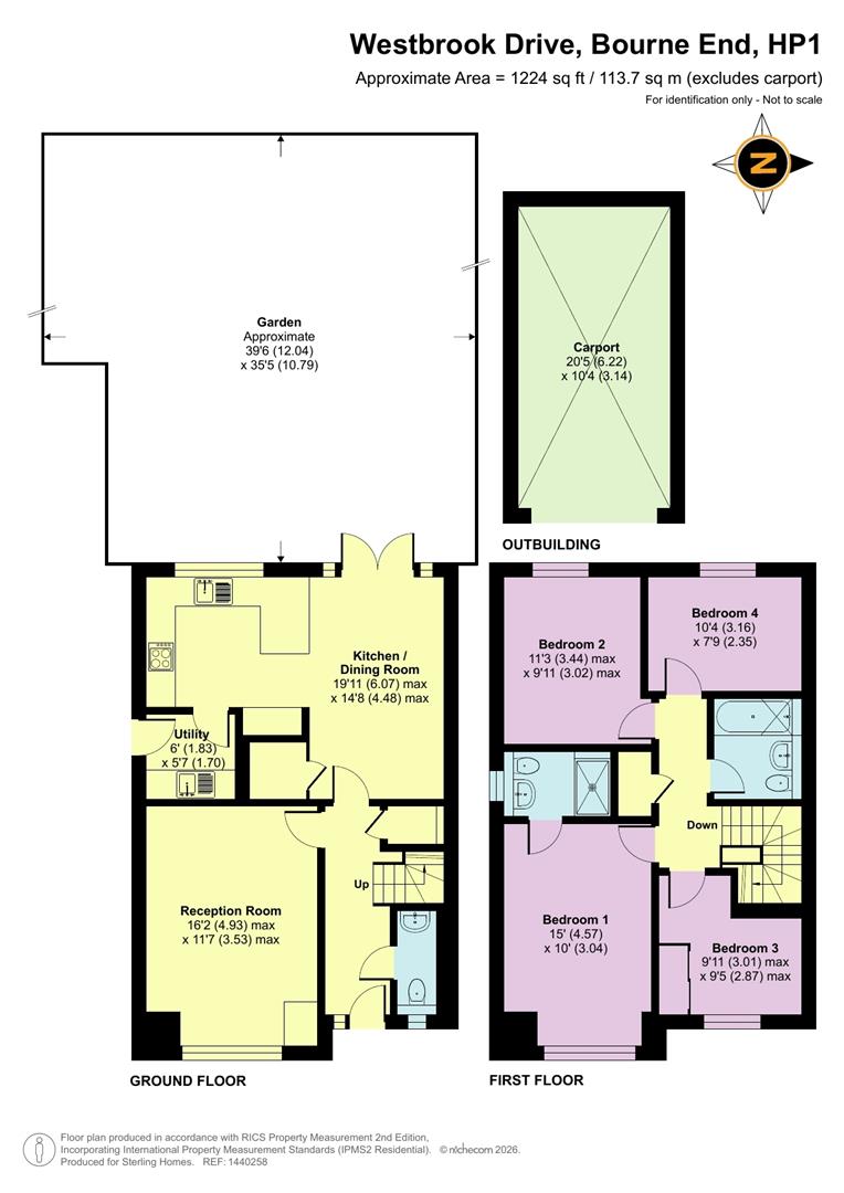 26, Westbrook Drive, Bourne End floorplan