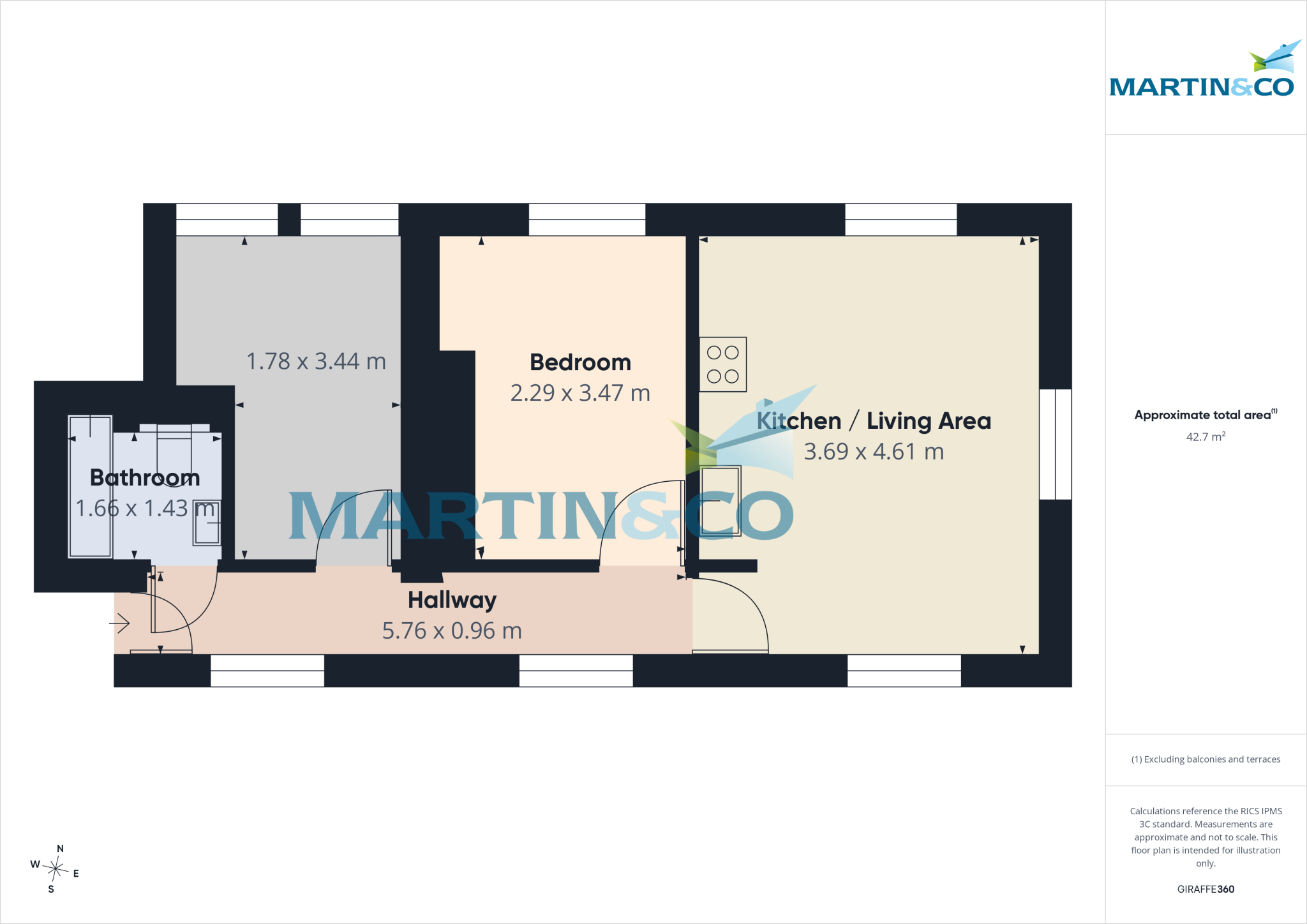 Apartment 5, 6 New Hall, Liverpool floorplan
