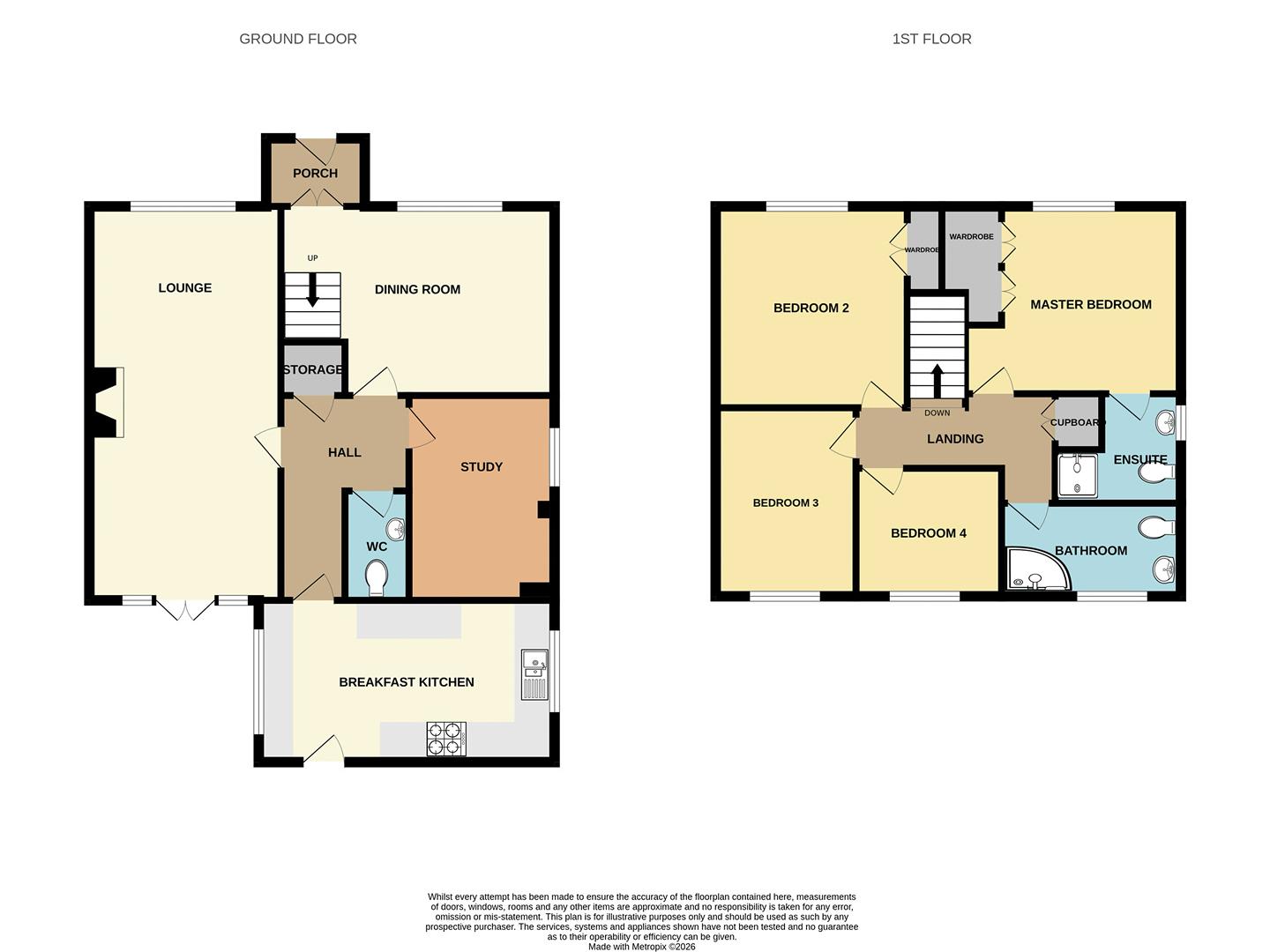 4, Milford Way, York floorplan