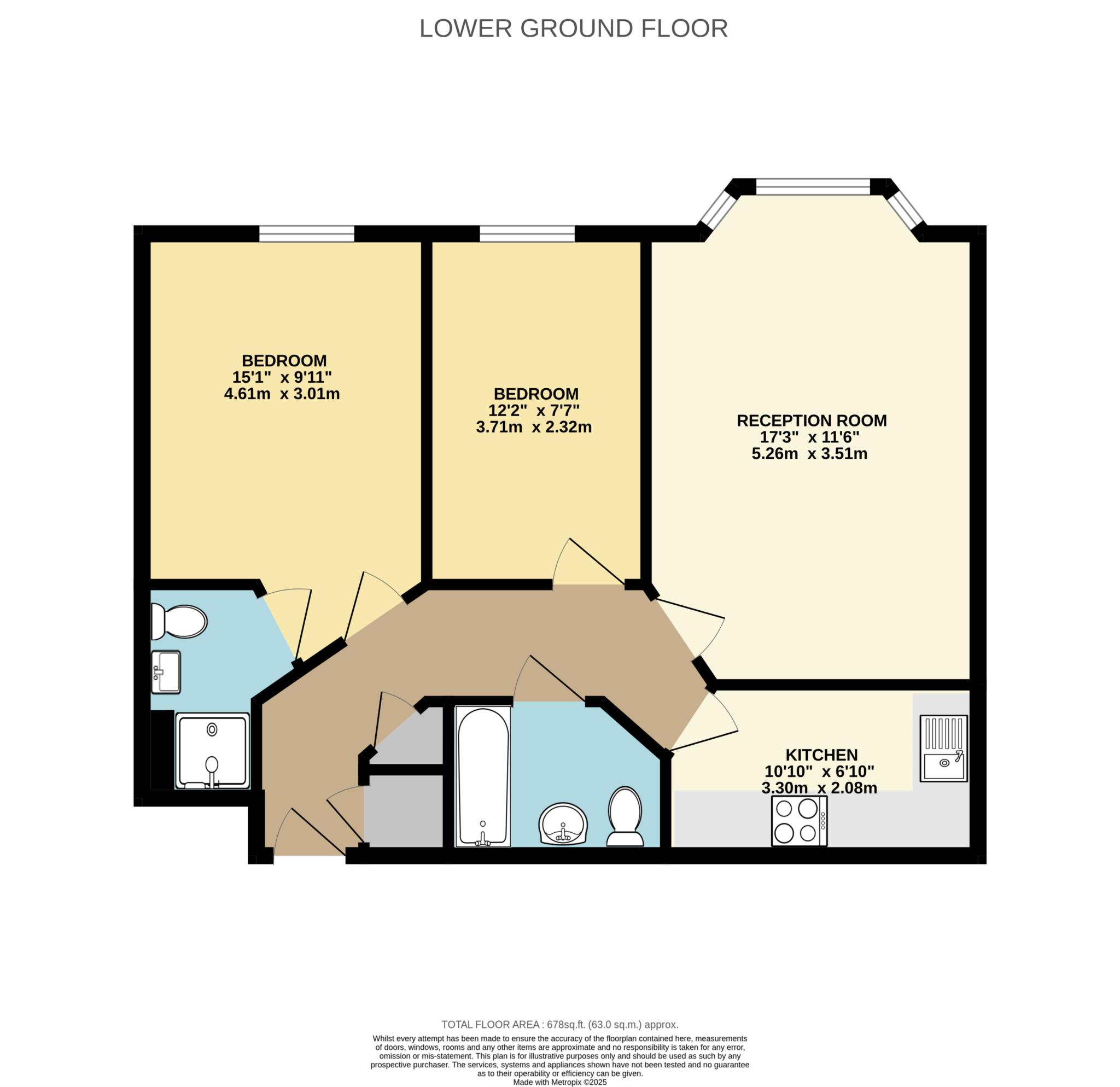 7 Phoenix Court, Dukes Avenue, New Malden floorplan