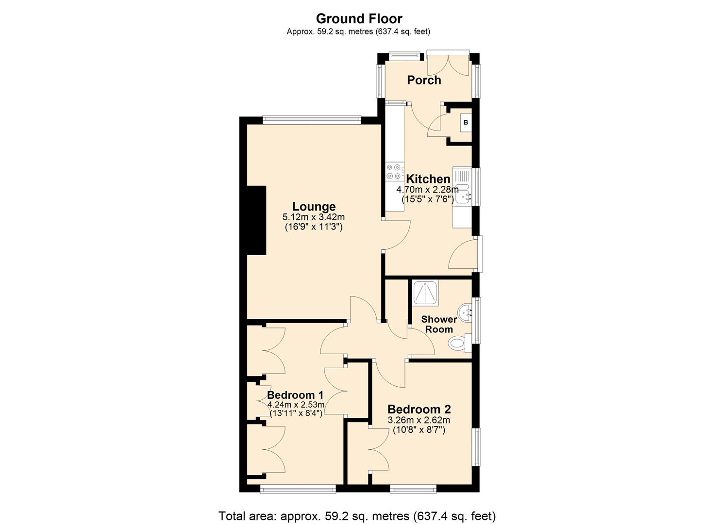 40, Ganton Way, Willerby floorplan